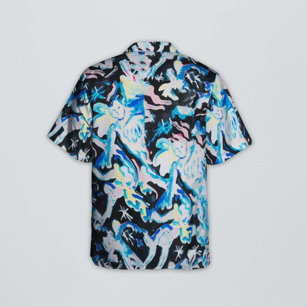 Designer Illustration-Print Shirt – Artistic Menswear Size US M / EU 48-50 / 2 - 4 Thumbnail