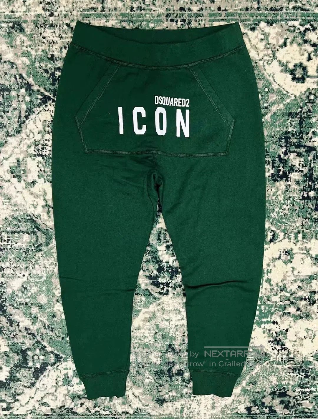 Dsquared2 Green ICON Print Sweatpants. Size US 30 / EU 46 - 1 Thumbnail