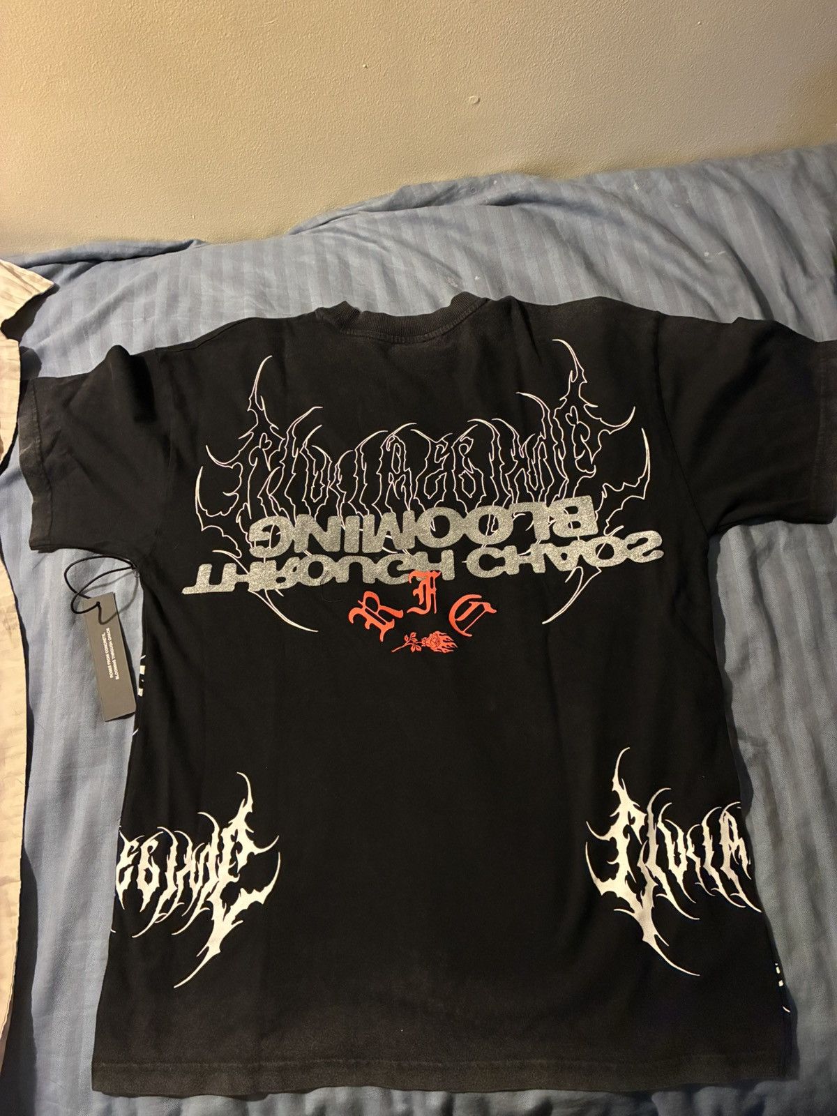 Civil Regime Civil Regime “Blooming Through Chaos” Skull Graphic Tee – M Size US M / EU 48-50 / 2 - 2 Thumbnail