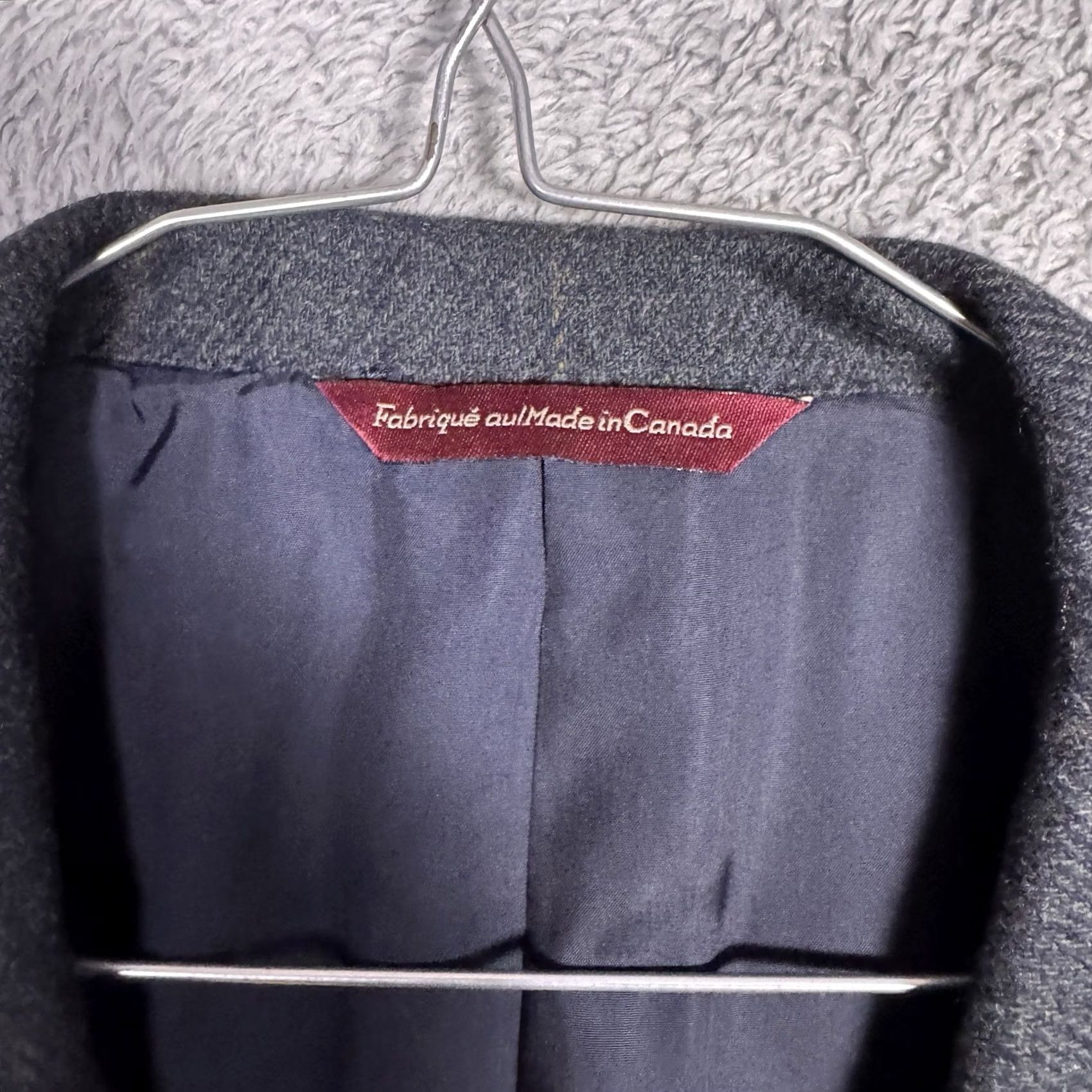 Vintage Samuelsohn Sport Coat Mens 46L Cashmere Wool Windowpane Como Blazer Suit Jacket - Luxury Classic Size 46R - 6 Thumbnail