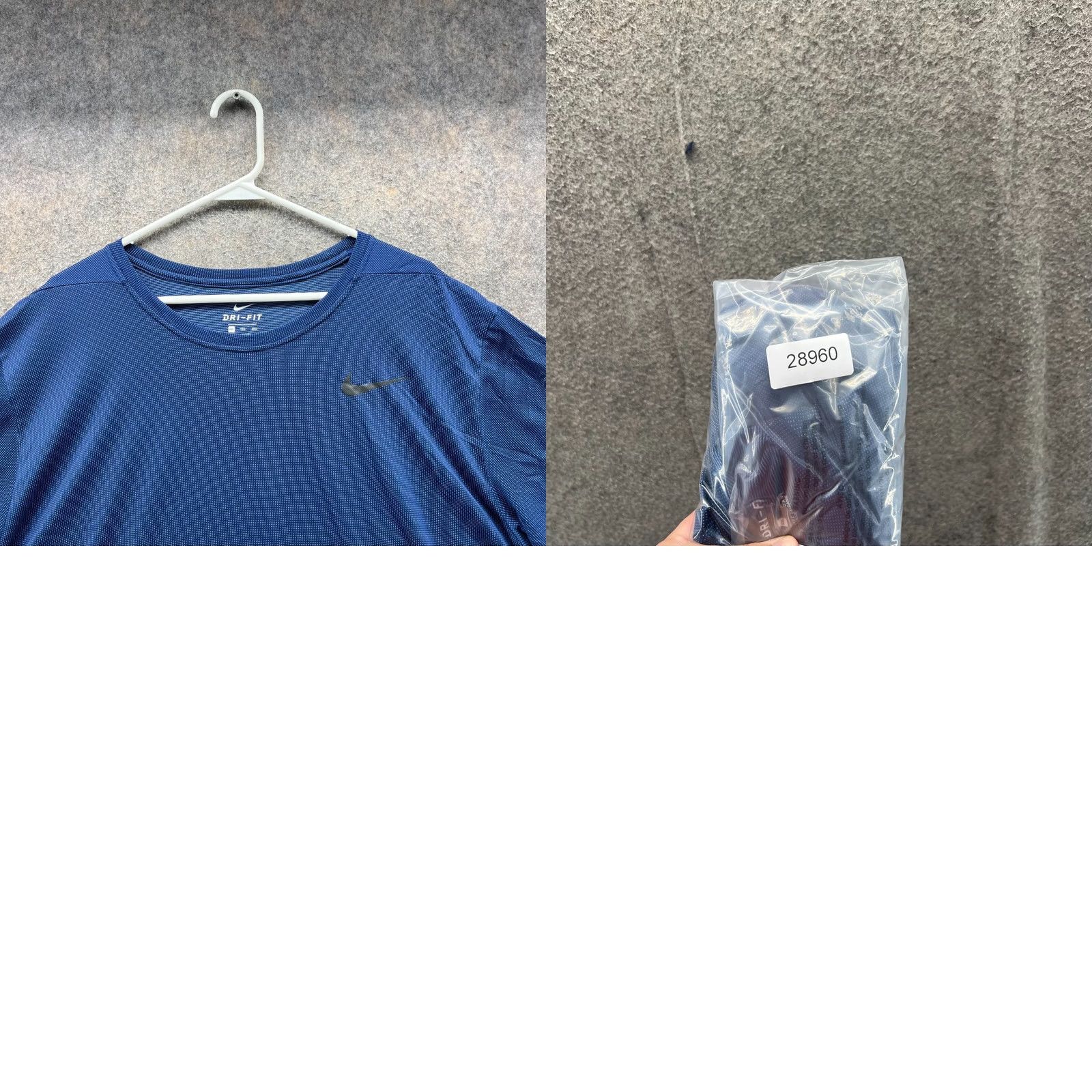 Nike Nike Shirt Mens 2XL Blue Dri-Fit Breathe Running Top Athletic Training Knit Shirt Size US XXL / EU 58 / 5 - 9 Thumbnail