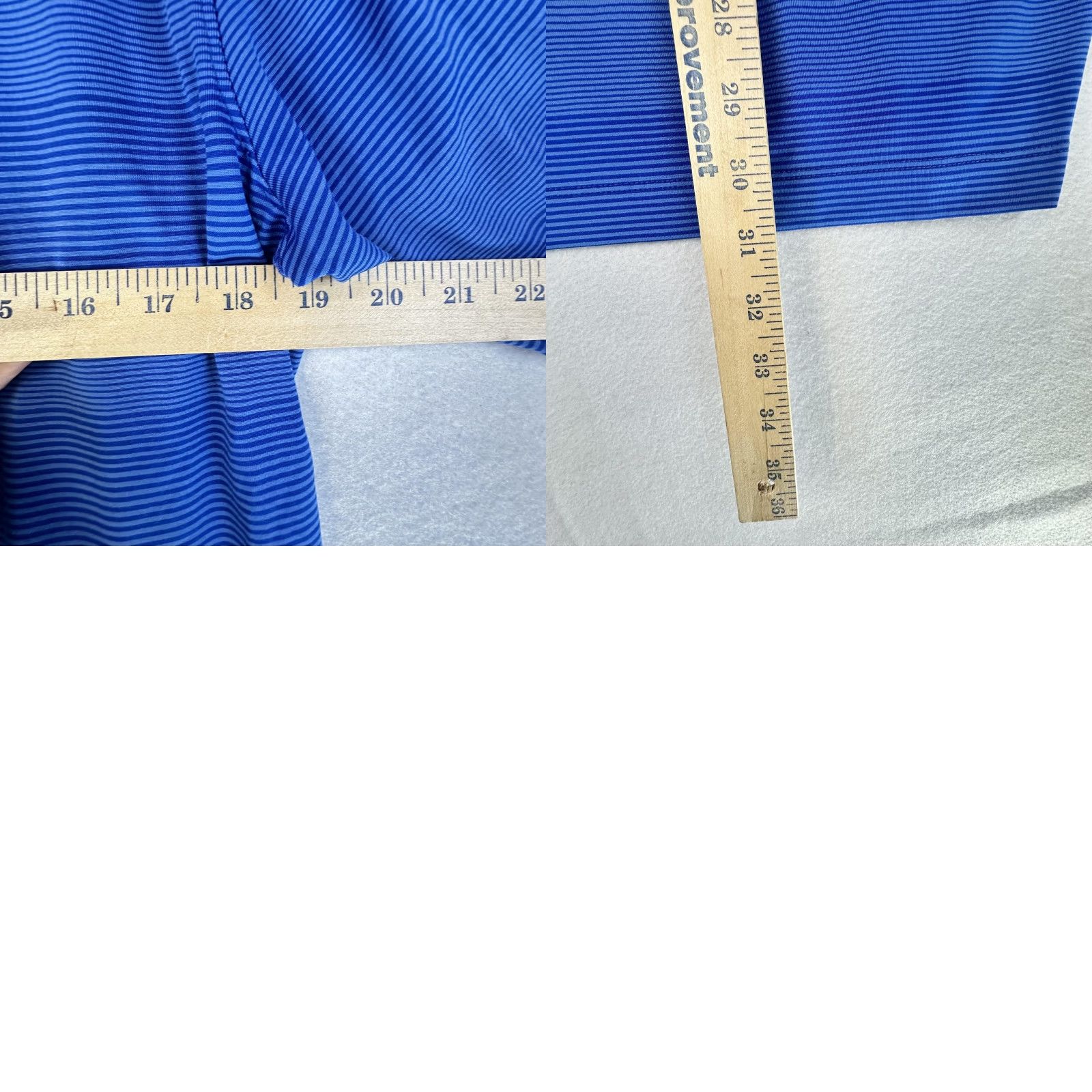 Vintage Kingsmen Polo Shirt Mens Large Blue Striped Kentucky Wildcats NCAA Golf Size US L / EU 52-54 / 3 - 8 Thumbnail