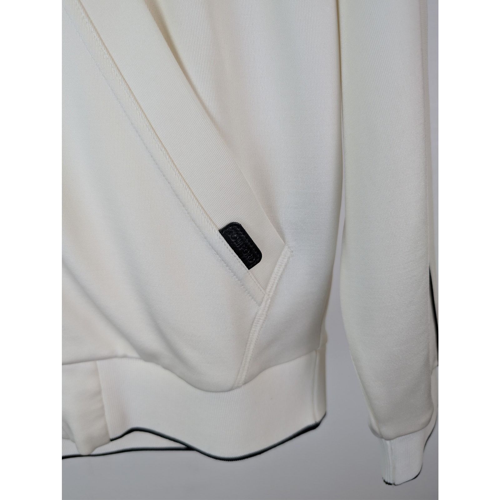 Tom Ford o1rshd1 Piping Detail Sports Jacket in Ivory Size US M / EU 48-50 / 2 - 7 Thumbnail