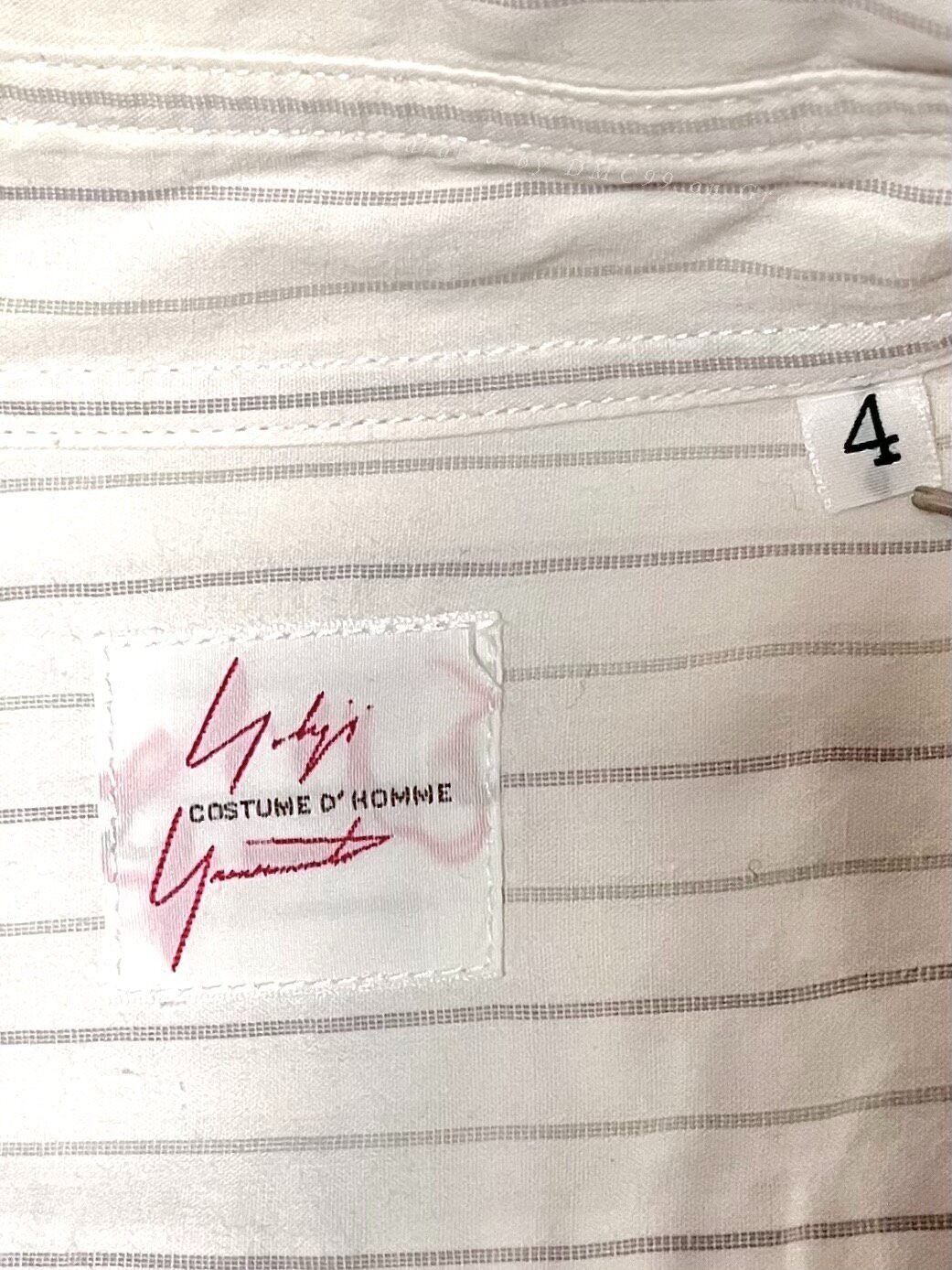 Yohji Yamamoto Yohji Yamamoto Oversized Striped Shirt Size US XL / EU 56 / 4 - 1 Thumbnail