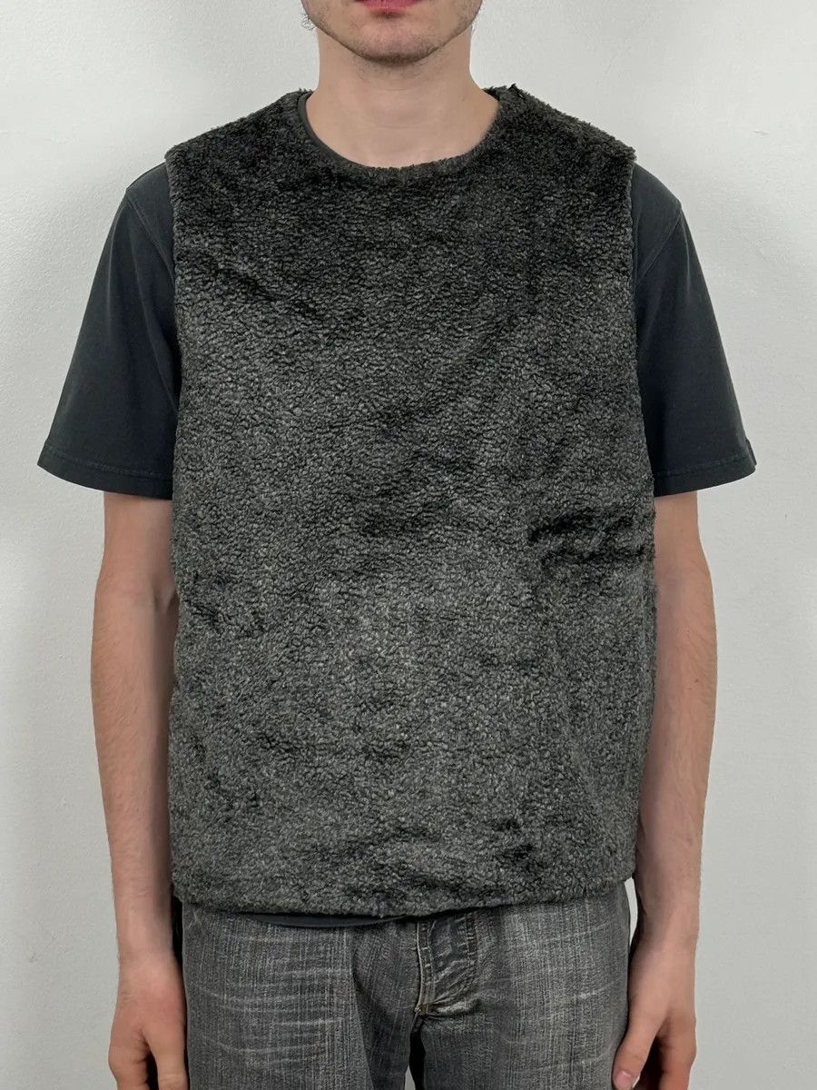 Emporio Armani SS2014 Emporio Armani Plushed Black Vest Size US M / EU 48-50 / 2 - 2 Thumbnail