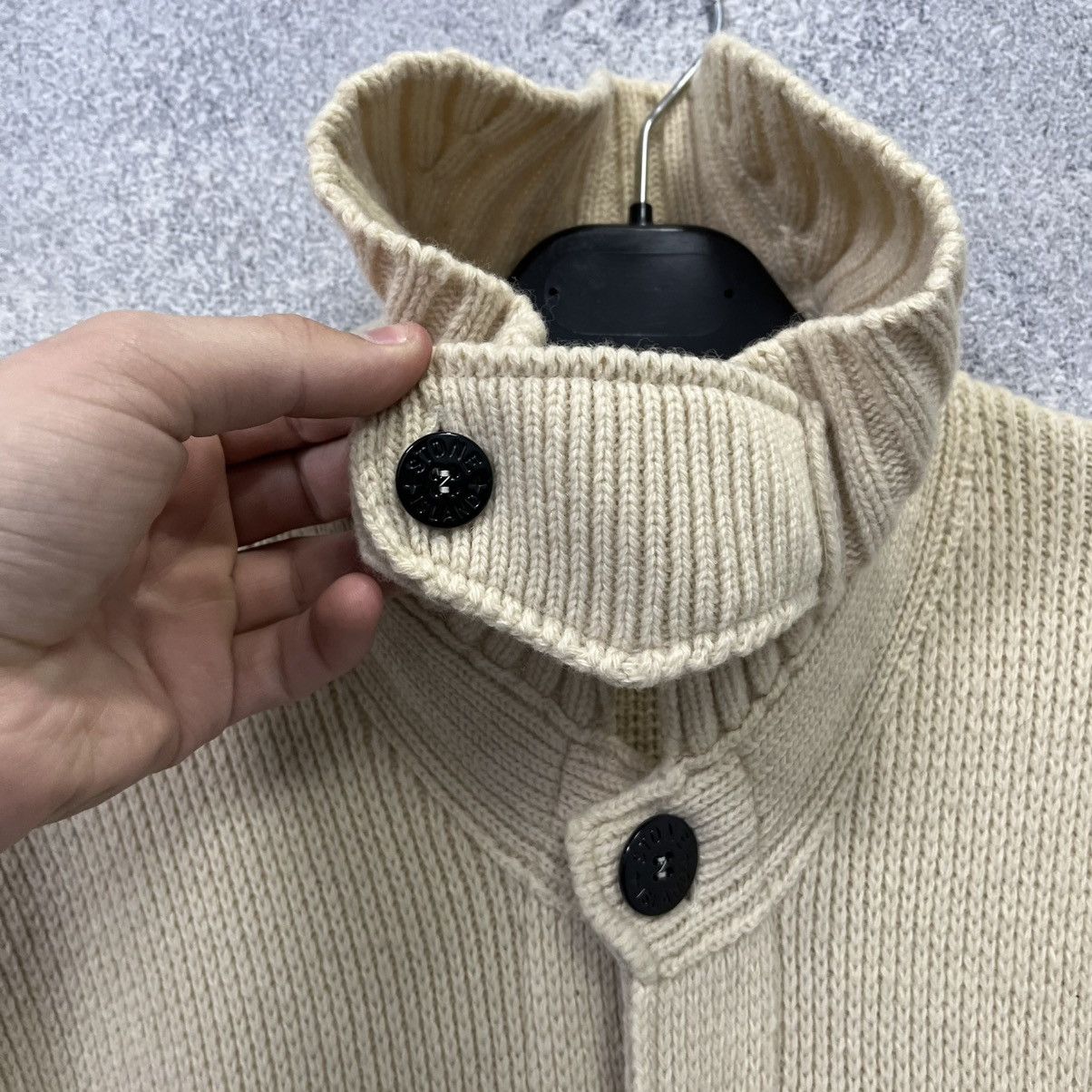 Stone Island Stone Island Vintage Cardigan Size US XL / EU 56 / 4 - 7 Thumbnail