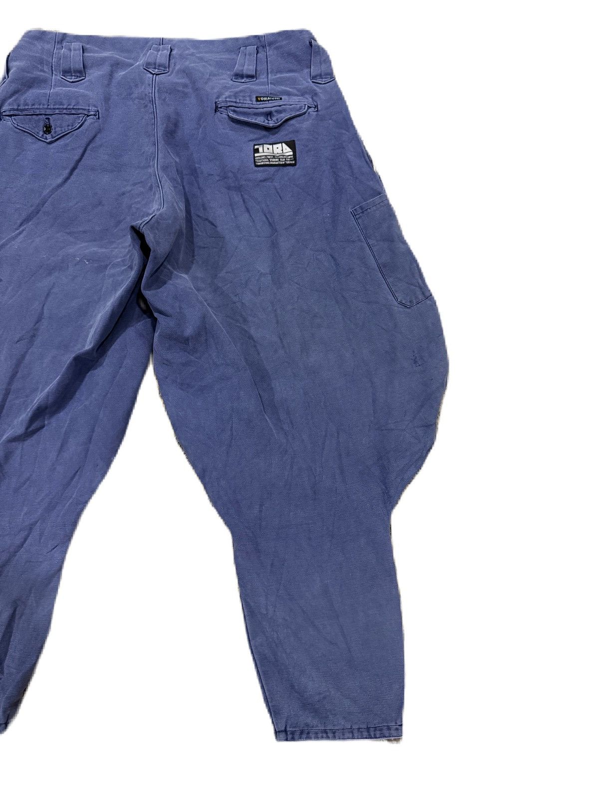 Japanese Brand TOBISHOZOKU INDIGO SAROUEL PANTS JAPAN STYLE DISTRESS Size US 35 - 6 Thumbnail