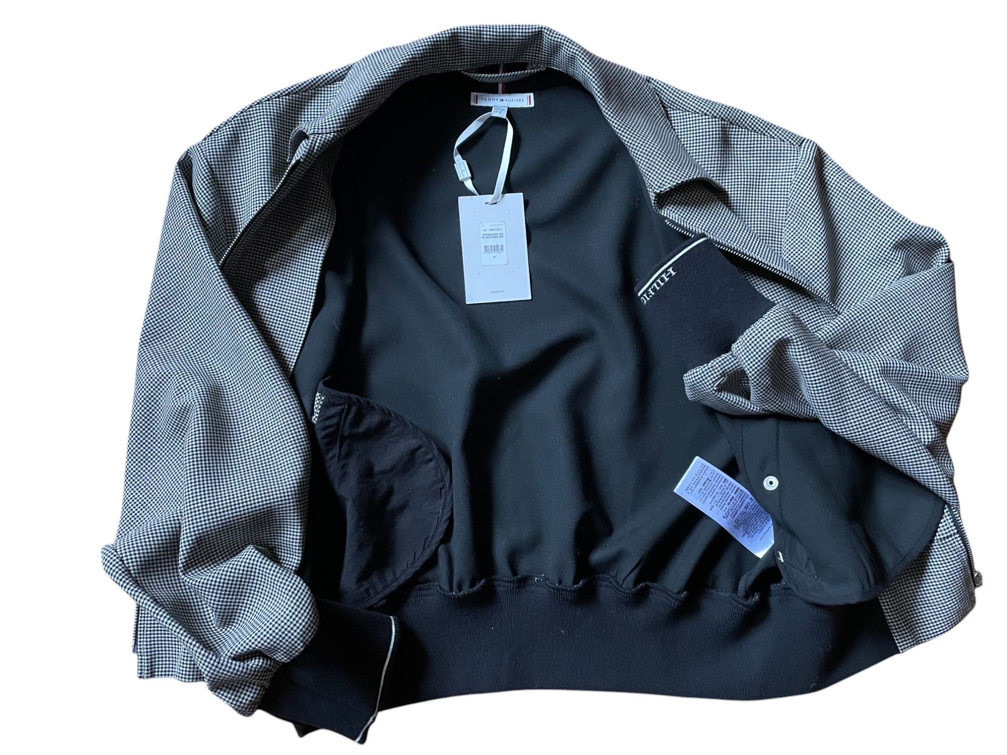 Tommy Hilfiger Mini check bomber Jacket Size XS / US 0-2 / IT 36-38 - 3 Thumbnail