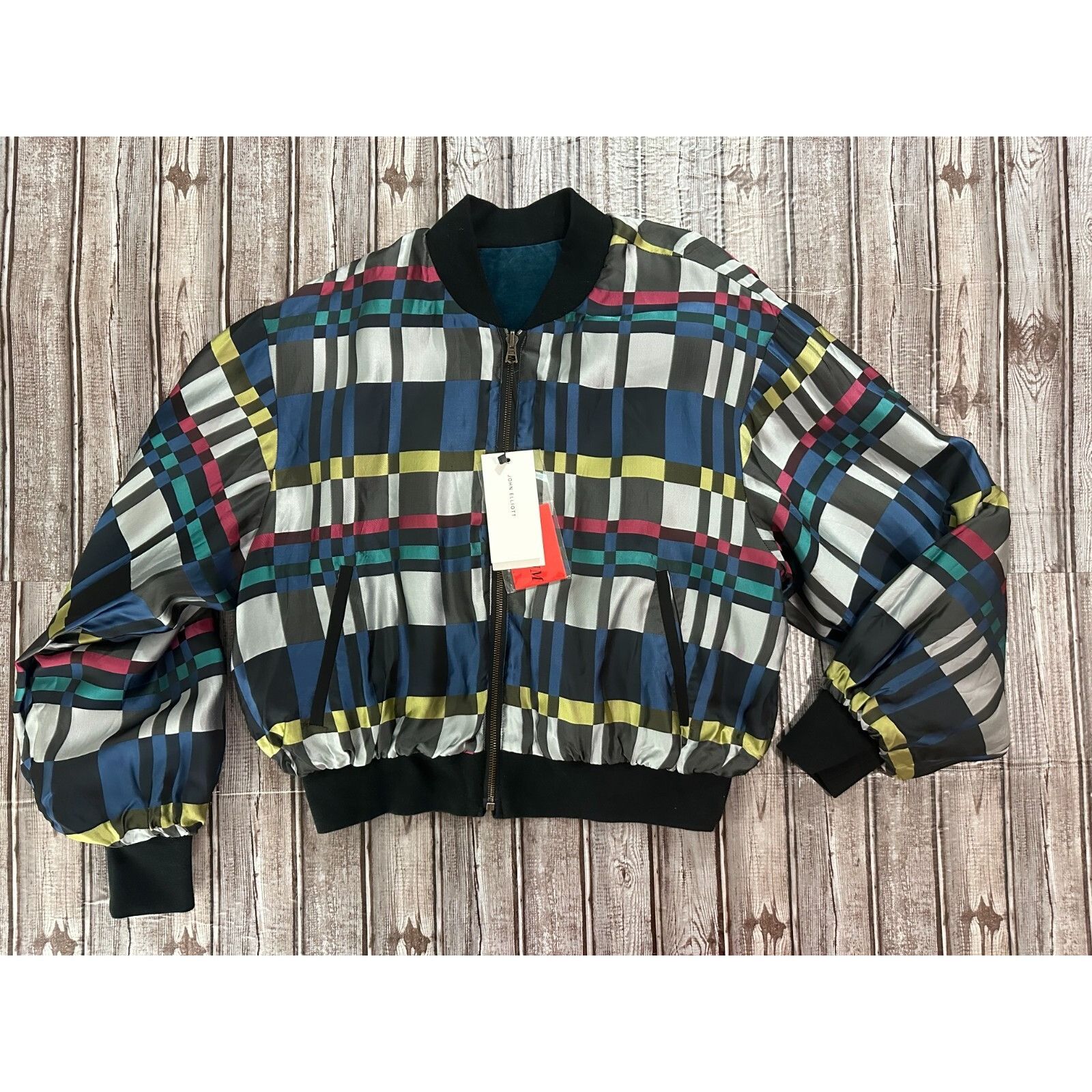 John Elliott John Elliott Iris velvelt/satin reversible Bomber Jacket tea Size L / US 10 / IT 46 - 1 Thumbnail