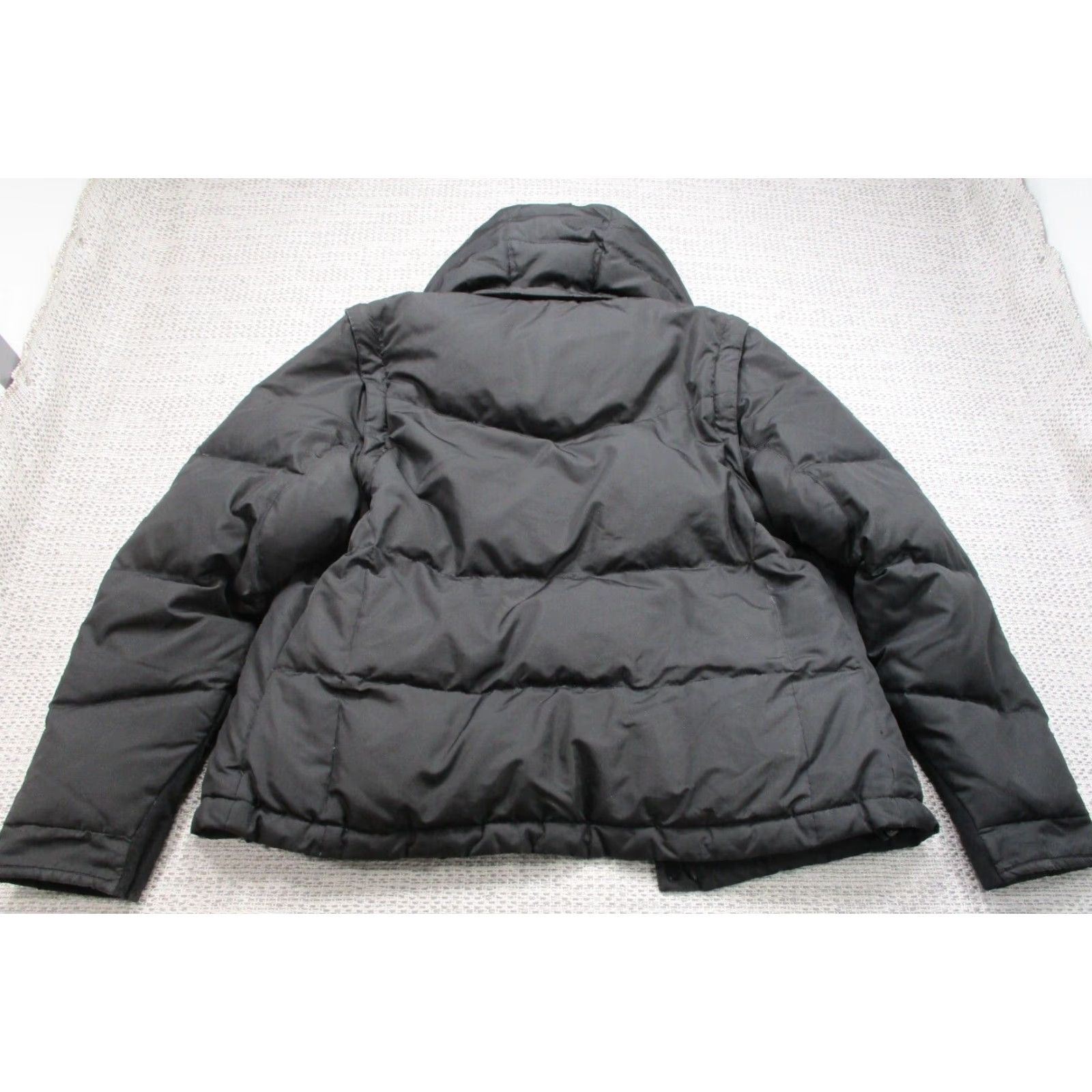 Roper VINTAGE Roper Down Insulated Convertible Hooded Coat Vest Black Adult Large Coat Vest Size L / US 10 / IT 46 - 4 Thumbnail