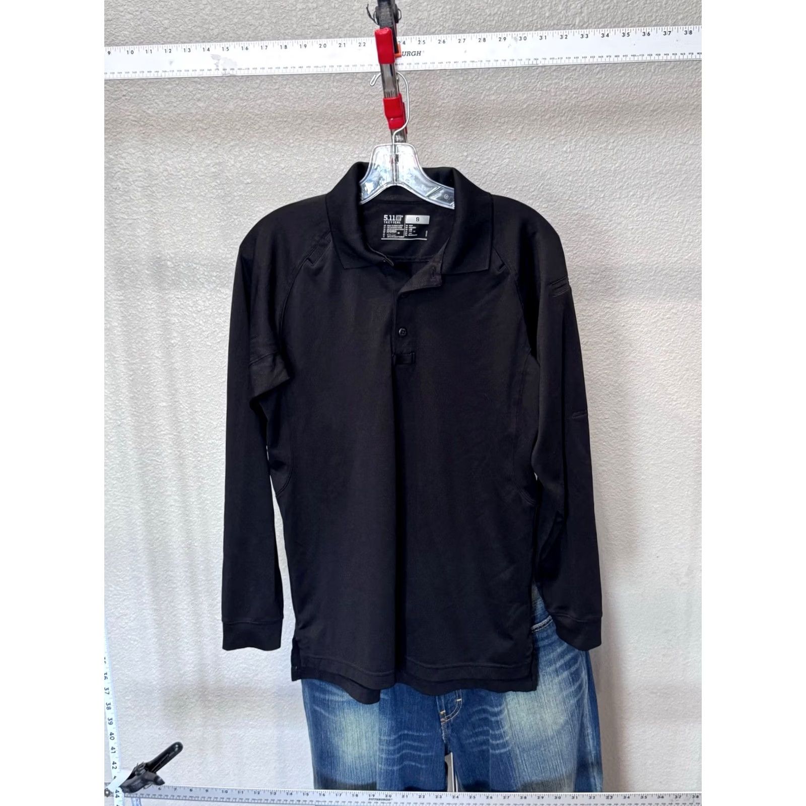 Vintage 511 Tactical Polo Shirt Small S Mens Long Sleeve Black Size US S / EU 44-46 / 1 - 2 Thumbnail
