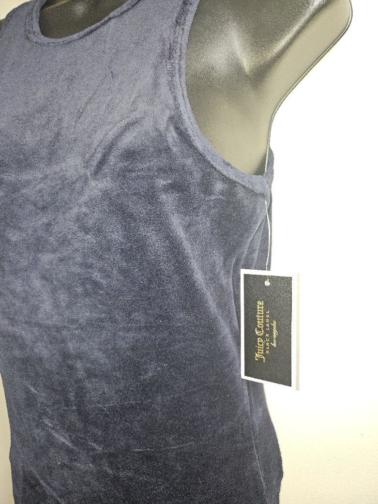 Juicy Couture NWT Juicy Couture Velour Tank Dress Dark Blue Regal S Size S / US 4 / IT 40 - 6 Thumbnail