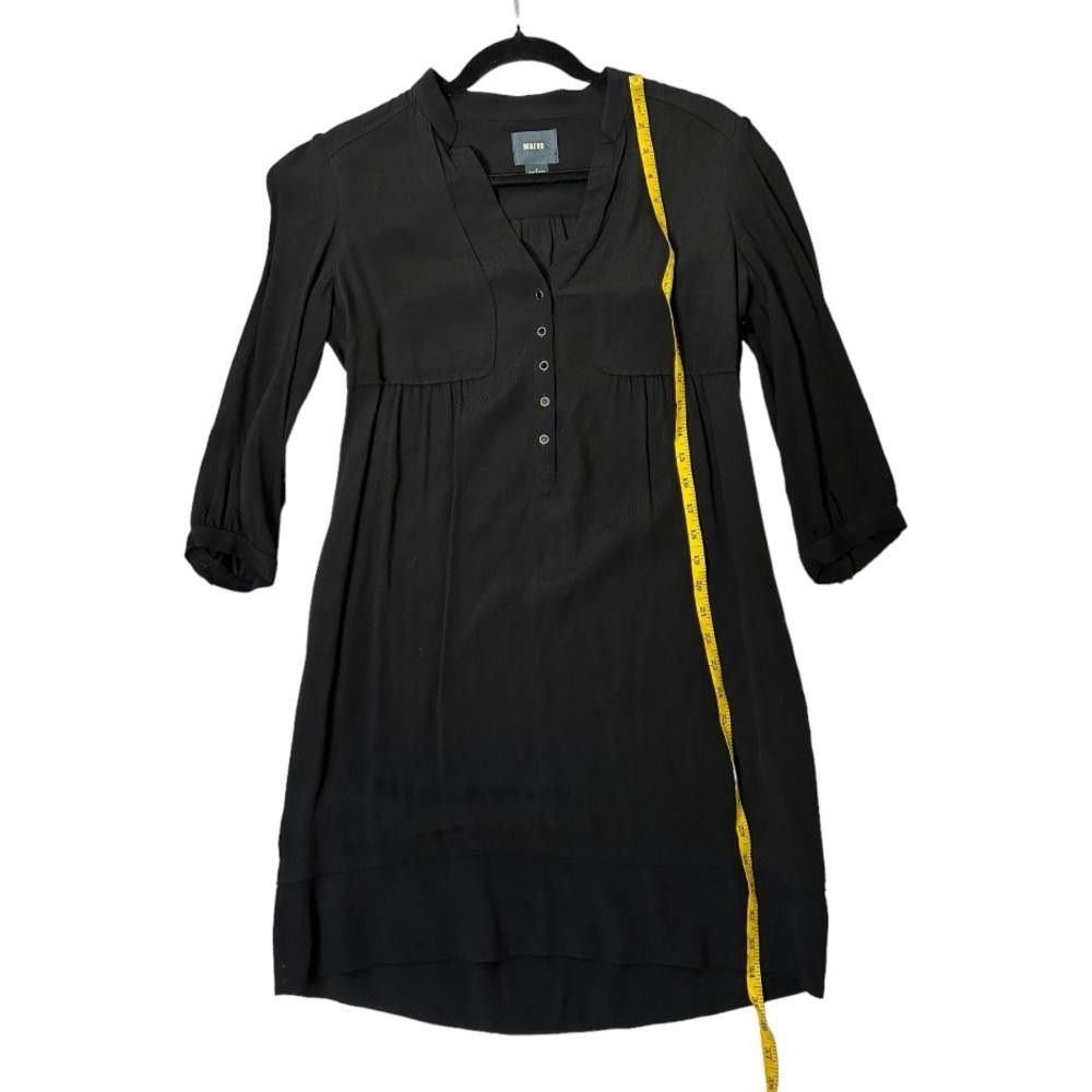 Designer Anthropologie l Maeve Taryn Crepe Shift Dress Size 2 Size XS / US 0-2 / IT 36-38 - 3 Thumbnail