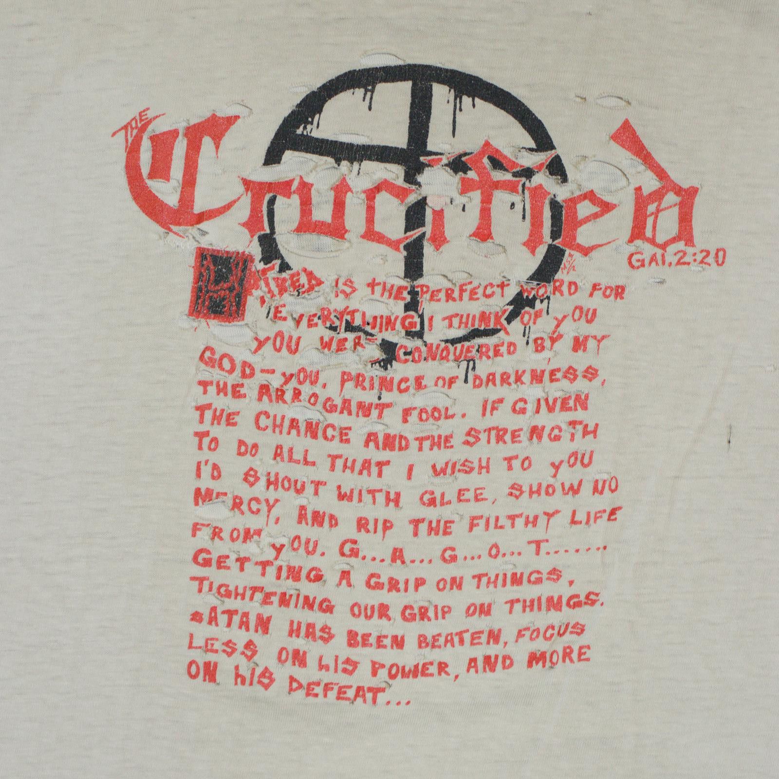 Vintage The Crucified Hanging Tee Size US L / EU 52-54 / 3 - 5 Thumbnail