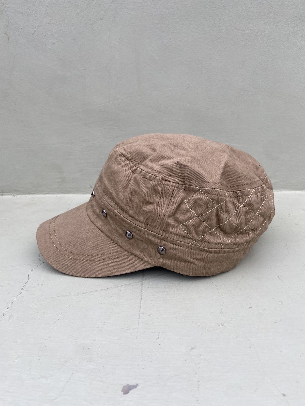 If Six Was Nine 2000s punk button studded patrol hat Size ONE SIZE - 1 Thumbnail