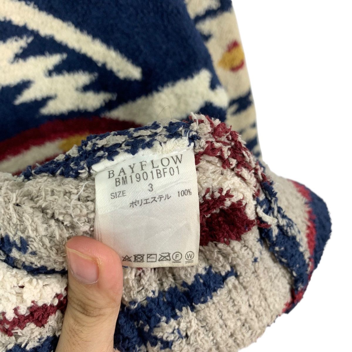 Other BAYFLOW AZTEC NAVAJO Native Aboriginal Fleece Jacket Size M / US 6-8 / IT 42-44 - 8 Thumbnail