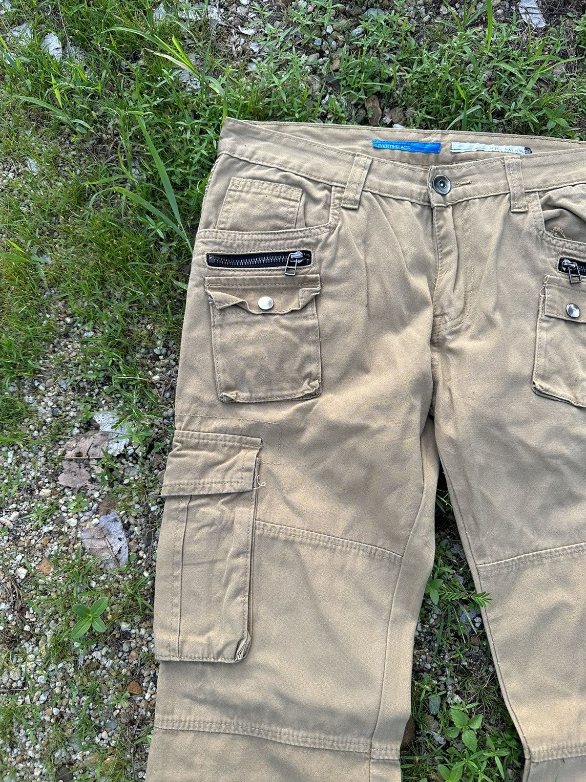 Tripp NYC CRAZY VICE FAIRY MULTIPOCKET FLARE/BOOTCUT ZIPPER LEGS PANTS Size US 32 / EU 48 - 3 Thumbnail