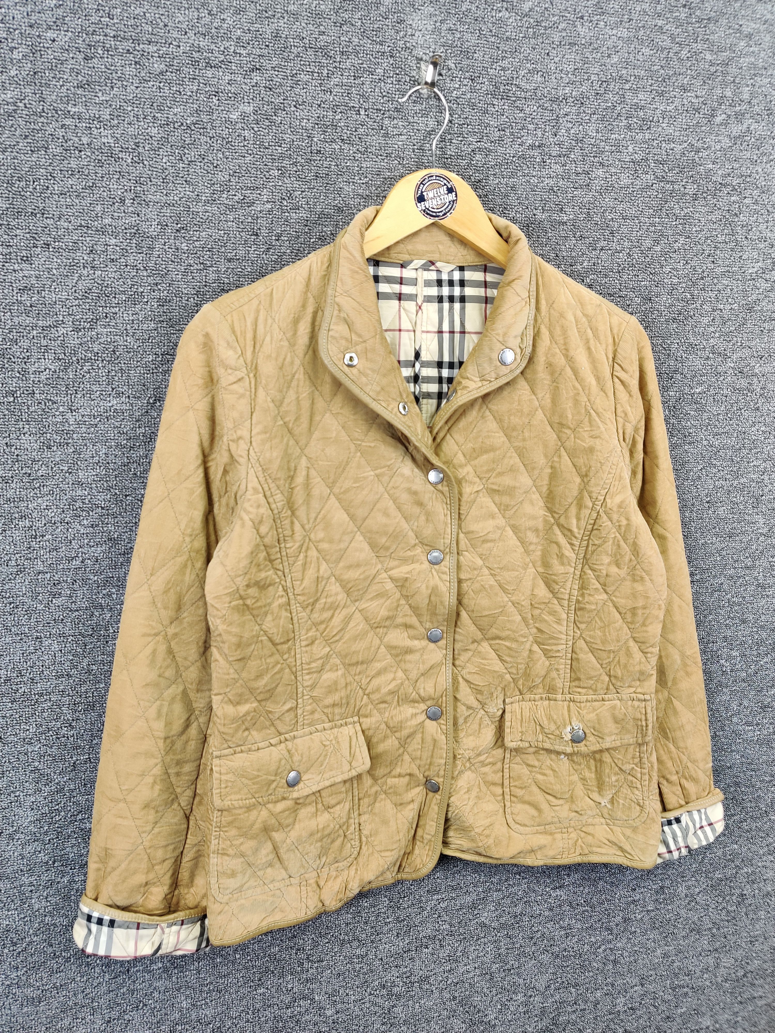 Burberry Vintage Burberry London Nova Check Quilted Distressed Jacket Size US M / EU 48-50 / 2 - 5 Thumbnail