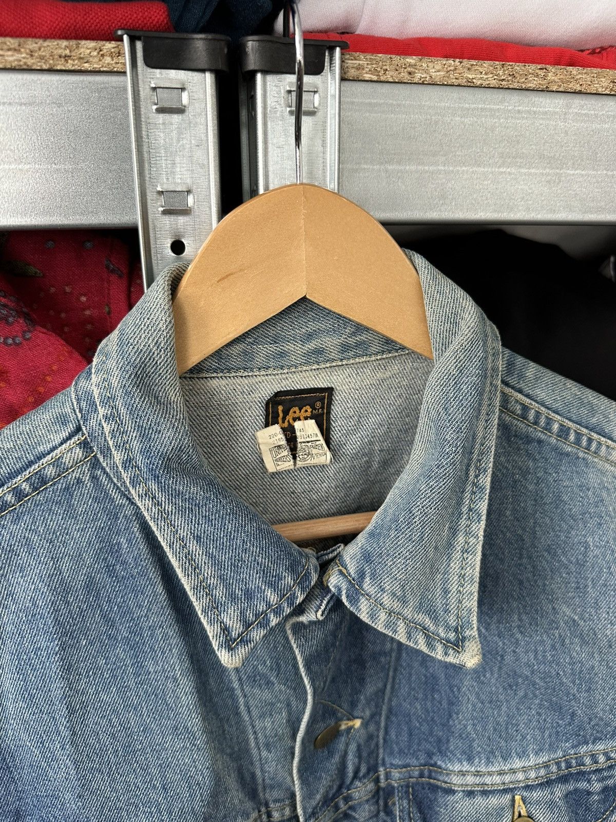 Lee 🚨Crazy Vintage 90s Lee Riders Blue Denim Trucker Jacket USA Size US S / EU 44-46 / 1 - 7 Thumbnail