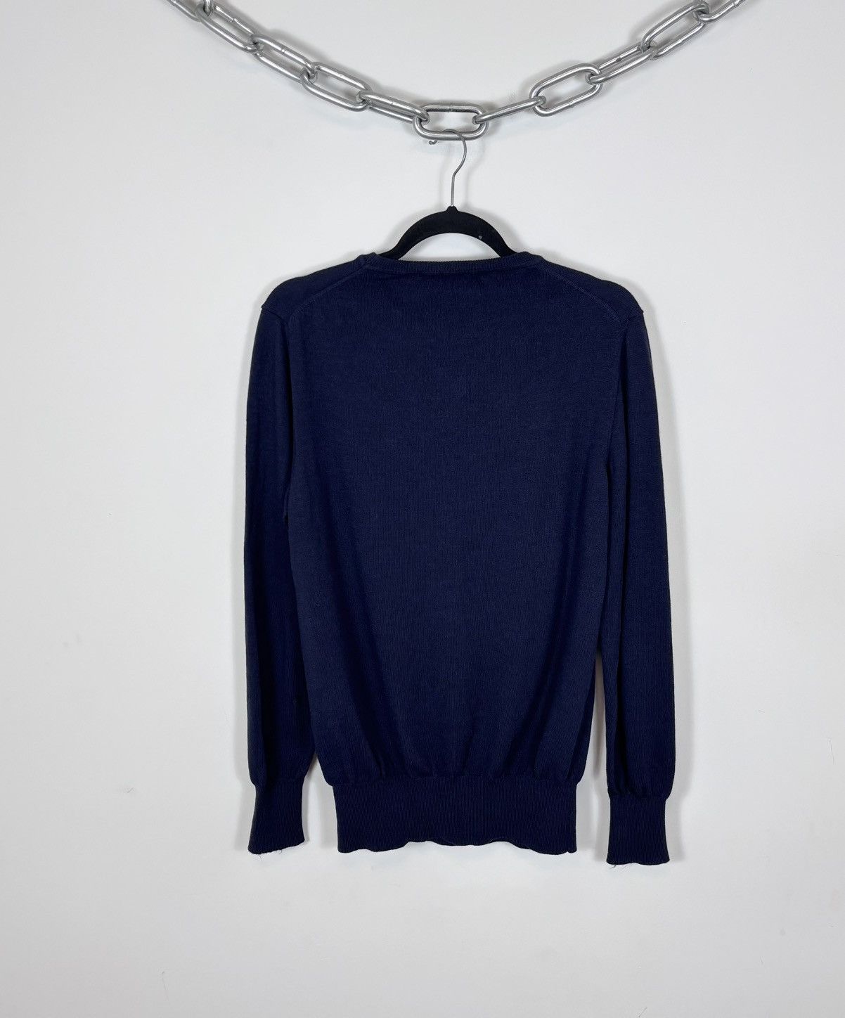 Vivienne Westwood Vivienne Westwood Men’s Navy Blue Wool Sweater Jumper Size US L / EU 52-54 / 3 - 17 Thumbnail