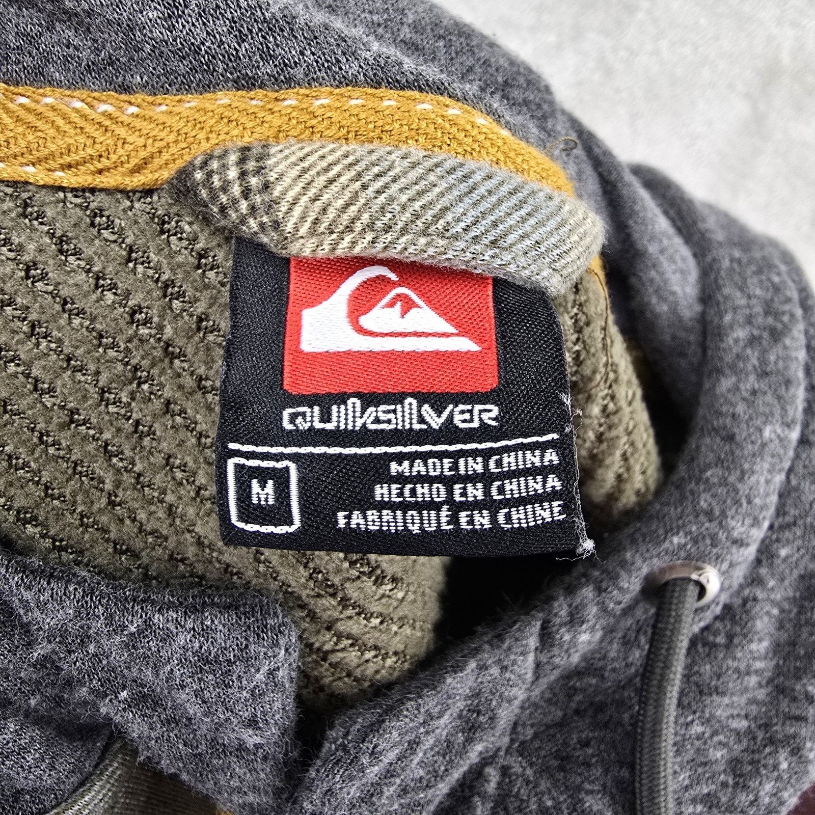 Quiksilver Quiksilver Hooded Shirt Jacket Medium Striped Shacket Size US M / EU 48-50 / 2 - 5 Thumbnail