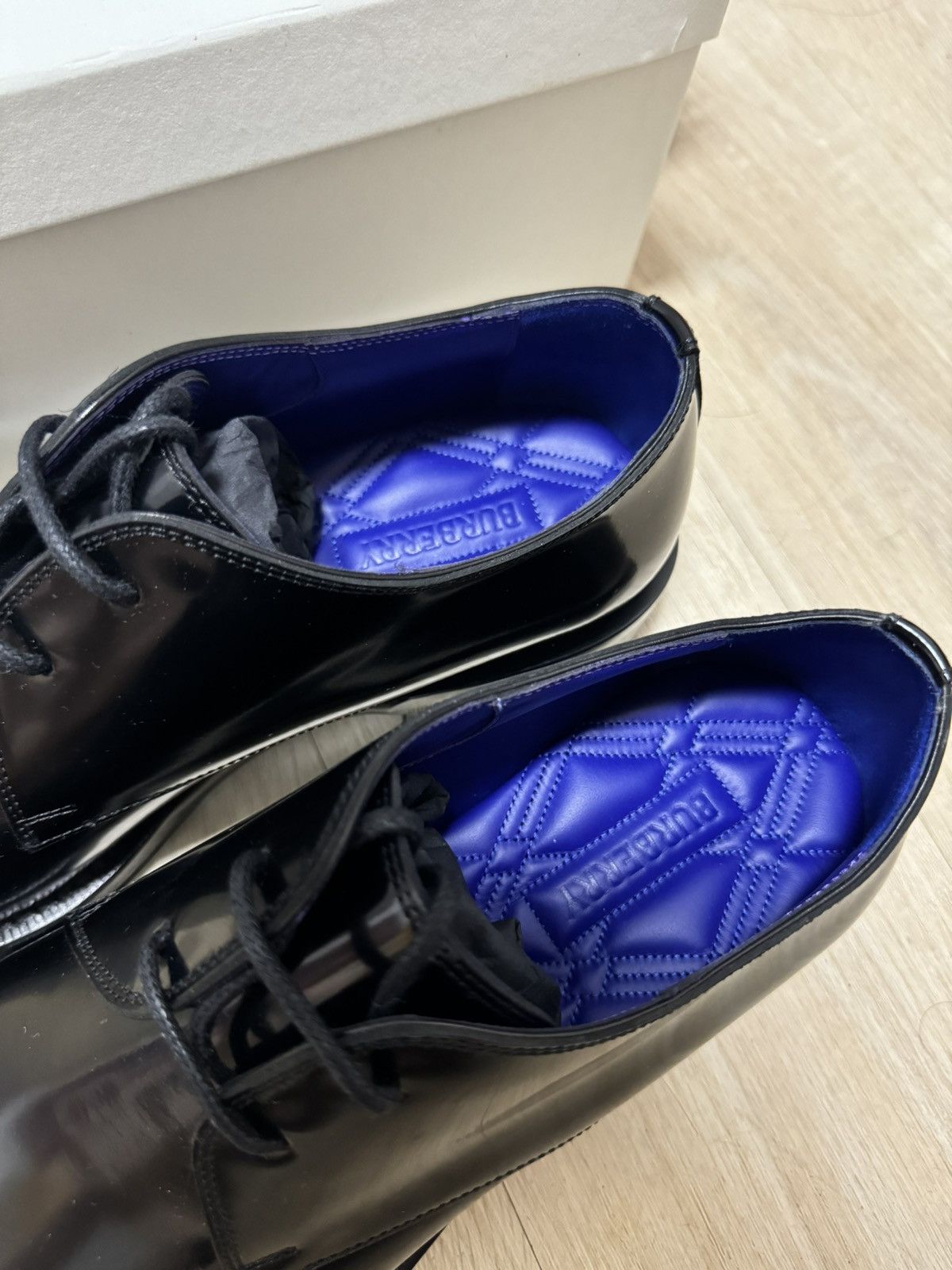 Burberry Knight Derby Leather Shoes Size US 10 / EU 43 - 3 Thumbnail