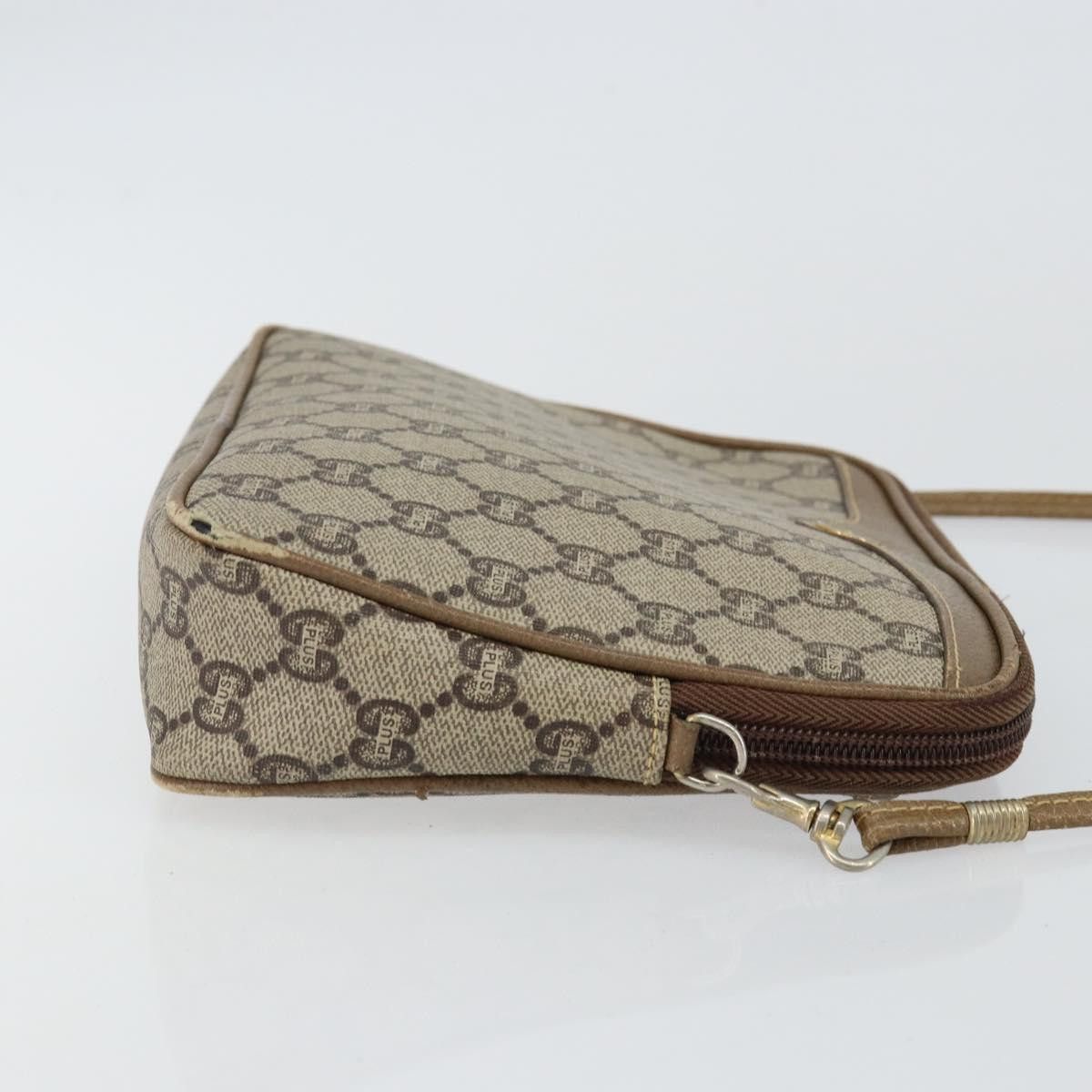 Gucci GUCCI GG Plus Supreme Shoulder Bag Pvc Leather Beige Gold Size ONE SIZE - 4 Thumbnail