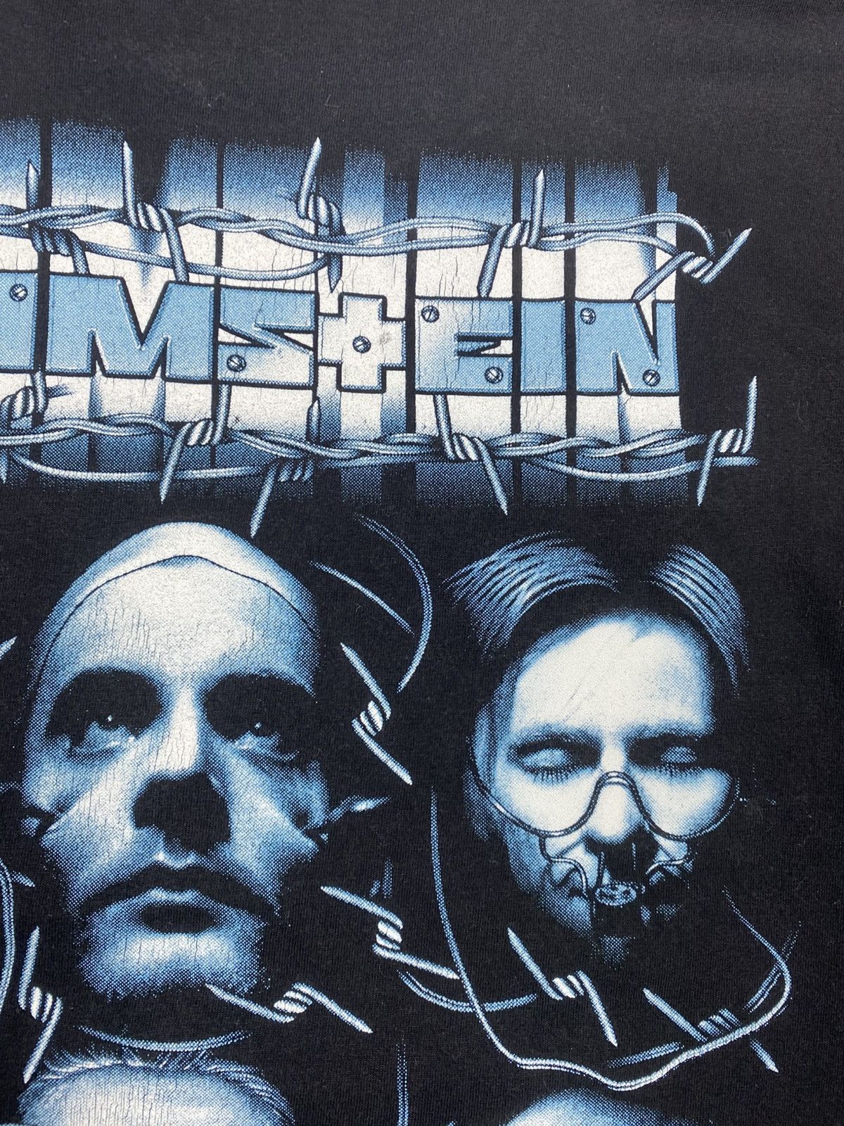 Band Tees Rammstein Double-Sided Graphic Band T-Shirt Vintage Y2K Size US L / EU 52-54 / 3 - 16 Thumbnail