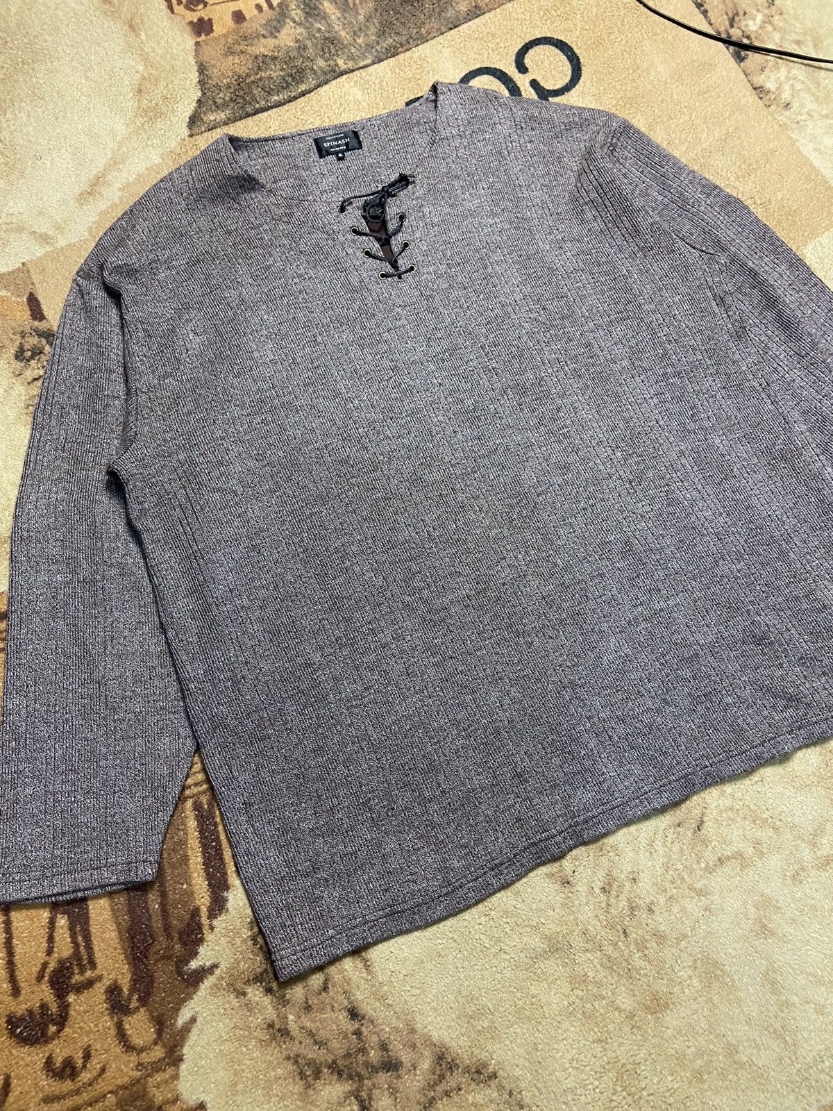 If Six Was Nine × Japanese Brand × Le Grande Bleu (L.G.B.) Oversized spinash home knite long sleeve L.G.B style Size US XXL / EU 58 / 5 - 2 Thumbnail