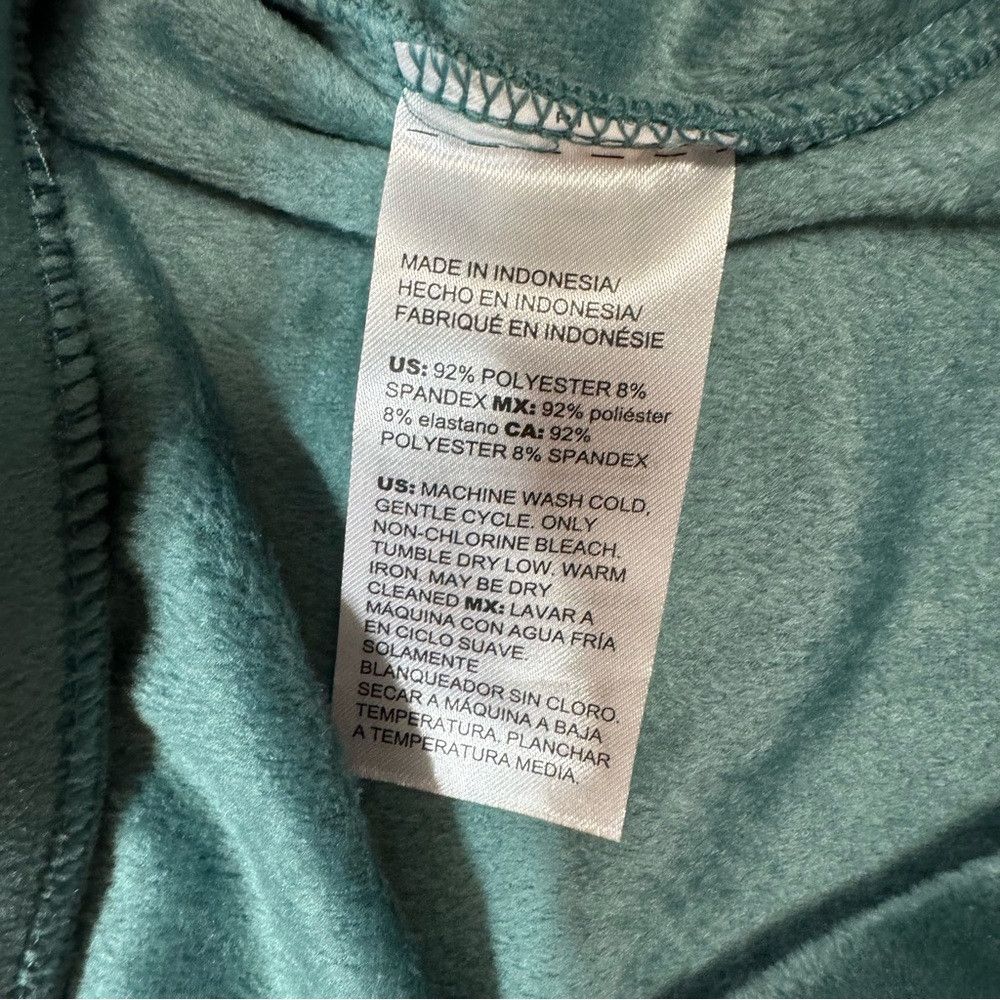 Chicos New Chico's Zenergy Velour Teal Jogger Size 2 US L Size 36" / US 14 / IT 50 - 4 Thumbnail