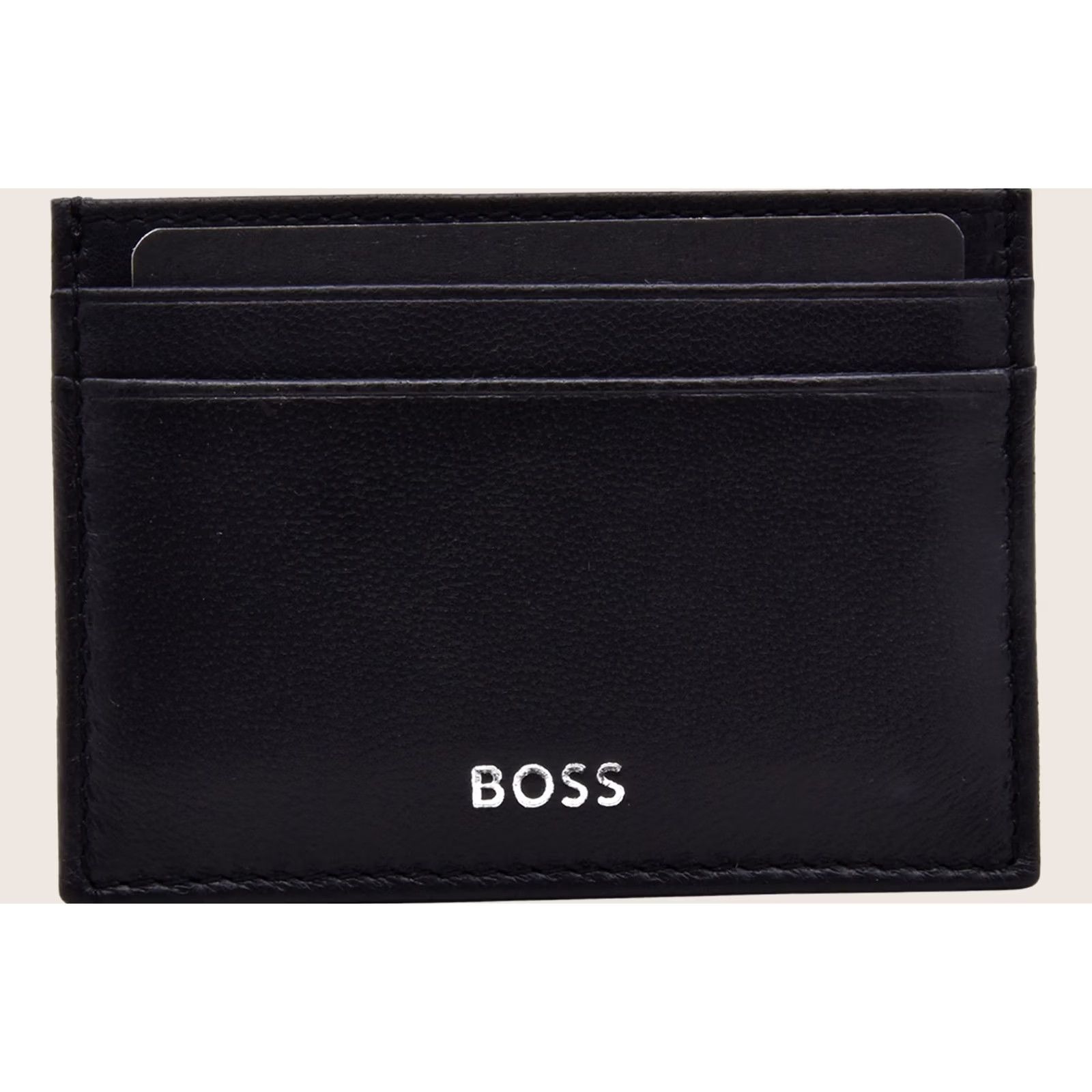 Hugo Boss Hugo Boss Randy_N_Card_Case Men's Card Case Wallet 5 Credit Card Slots Black Size ONE SIZE - 1 Thumbnail