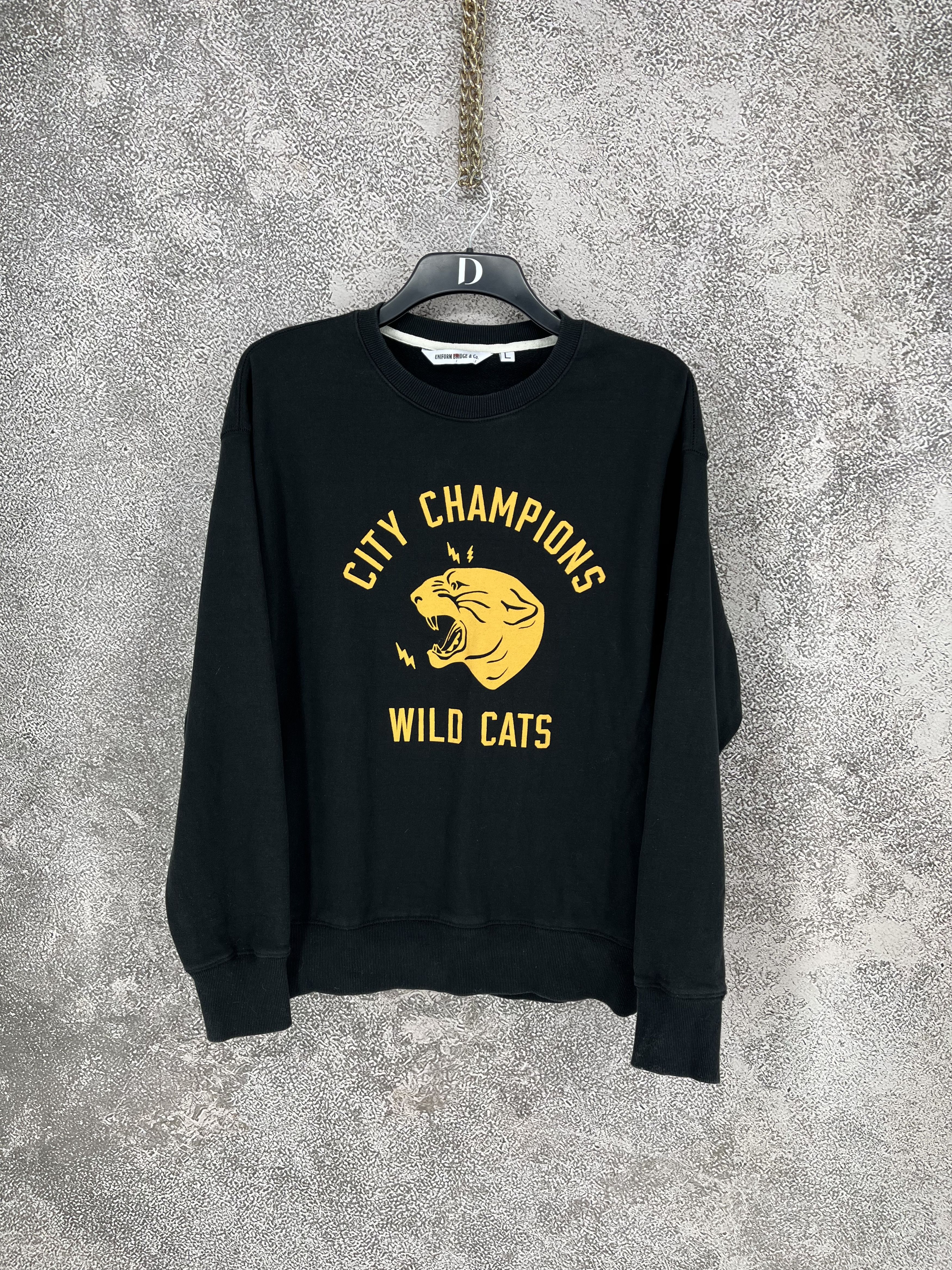 Uniform Bridge Vintage City Champions Wild Cats Crewneck Sweatshirt Size US L / EU 52-54 / 3 - 1 Thumbnail