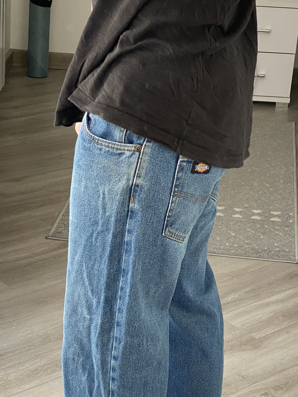 Dickies × Vintage Vintage Dickies Faded Y2K Work Baggy Blue Denim Jeans Size US 36 / EU 52 - 6 Thumbnail