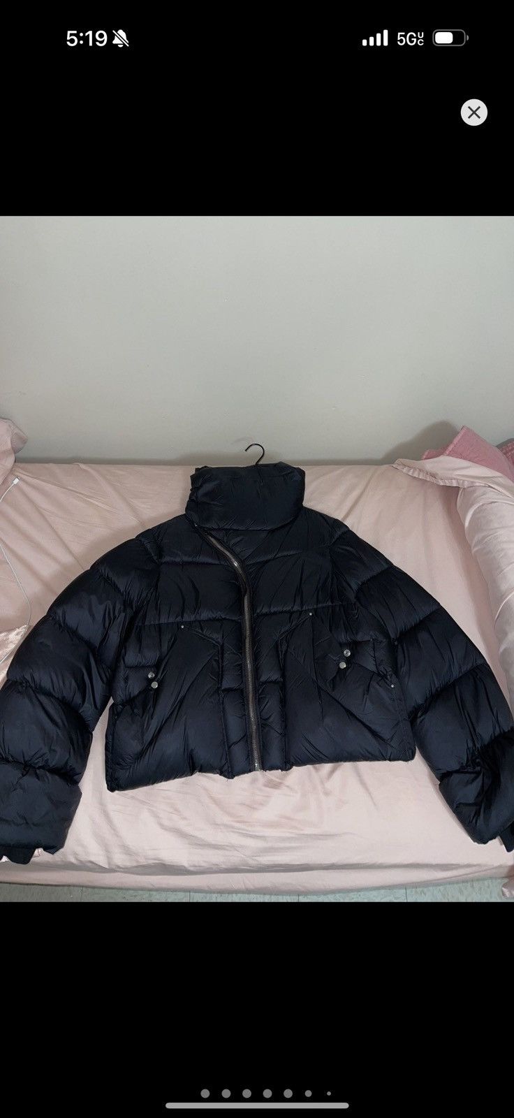 Rick Owens Rick Owen asymmetric bomber jacket FW20 Size S / US 4 / IT 40 - 2 Thumbnail