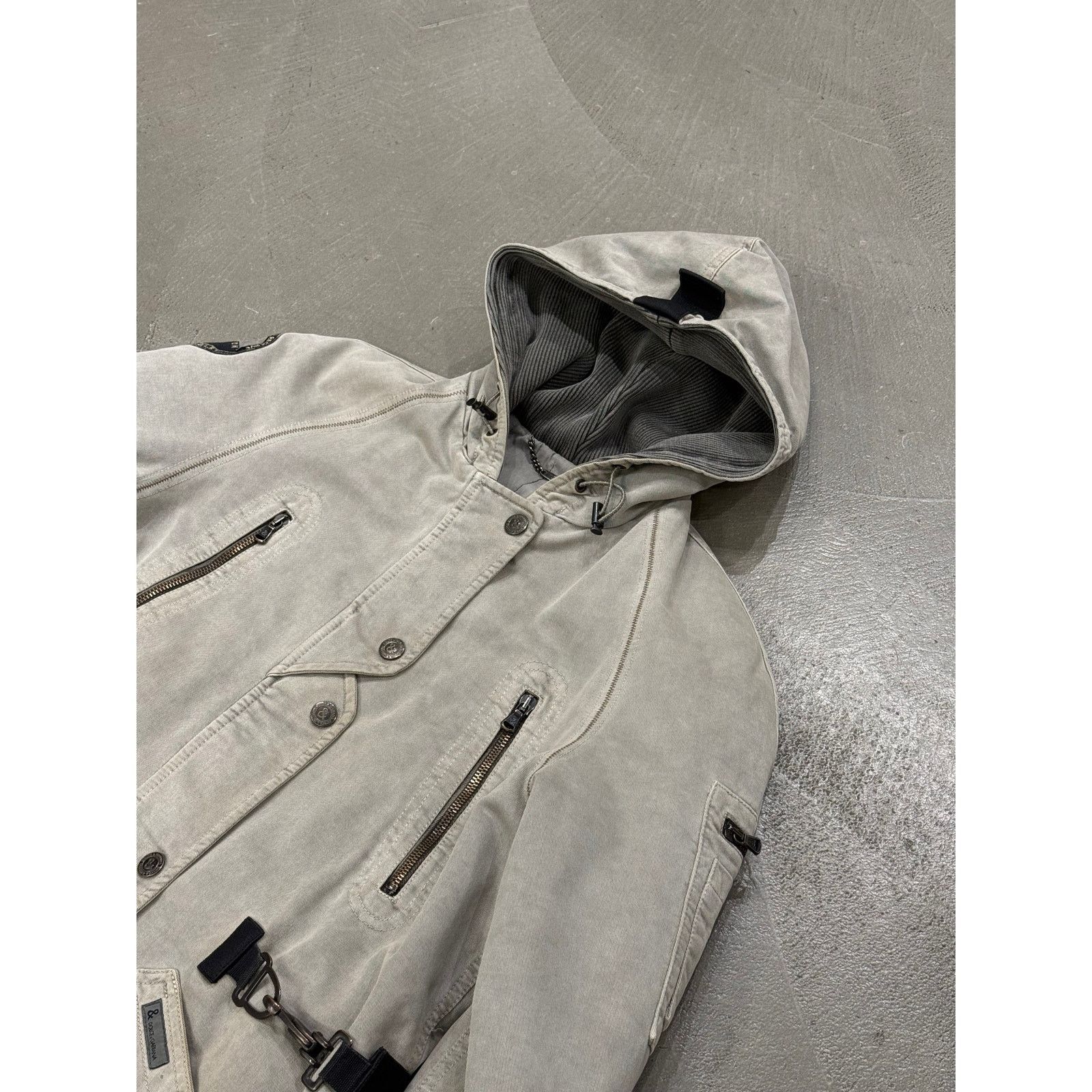 Dolce & Gabbana 2000s Dolce & Gabbana hooded military parka Size S / US 4 / IT 40 - 5 Thumbnail