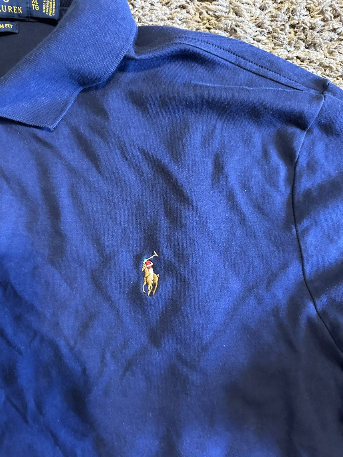 Polo Ralph Lauren Vintage Polo Ralph Lauren “triple blue” shirt 00s size Xl Size US XL / EU 56 / 4 - 2 Thumbnail