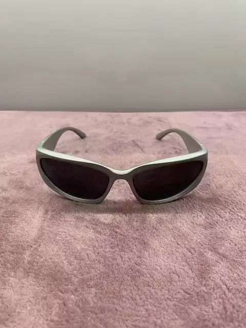 Japanese Brand Vintage Silver Chrome Y2K glasses Sunglasses cyber rave punk Size ONE SIZE - 3 Thumbnail