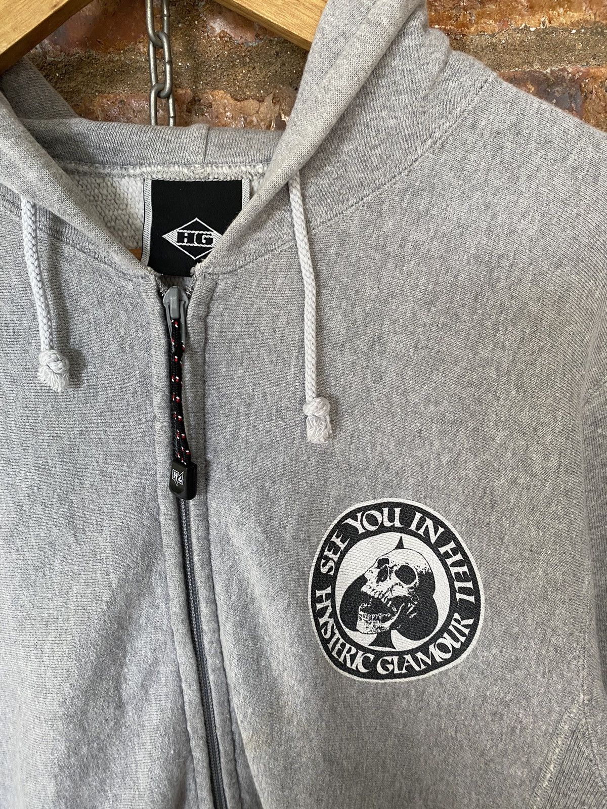 Hysteric Glamour 1990s Hysteric see you in hell social club hoodie Size US M / EU 48-50 / 2 - 5 Thumbnail