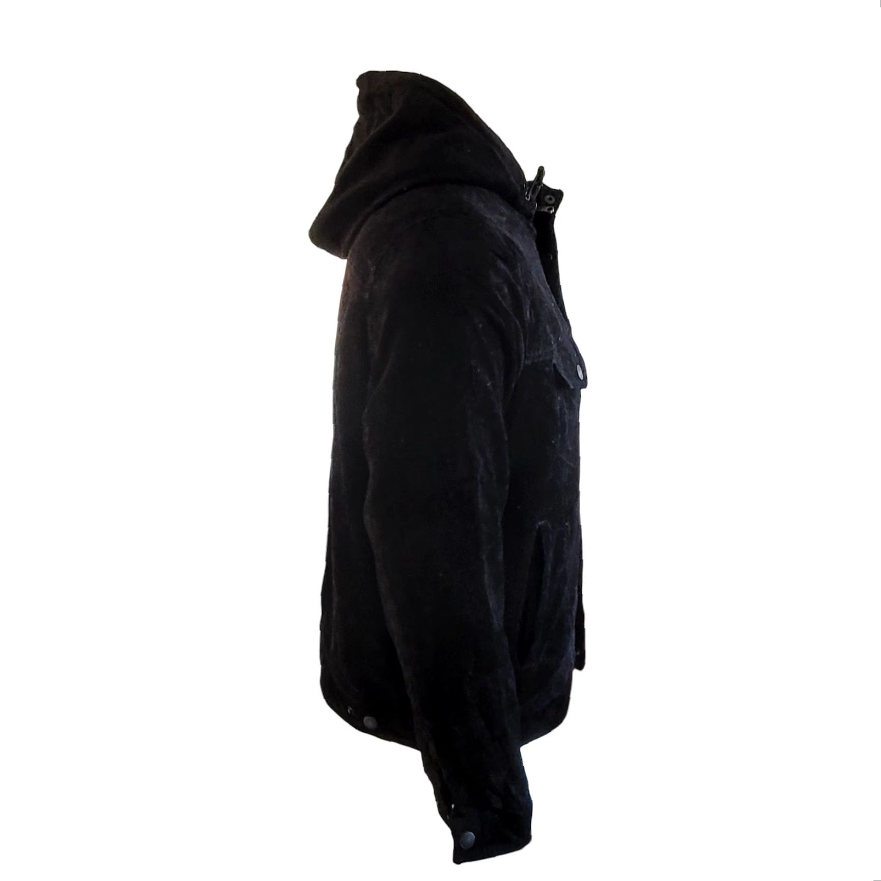 Levi's Levi's Black Corduroy Sherpa Jacket with Hood - Size M Mens Jacket Sherpa Corduroy Black M Size US M / EU 48-50 / 2 - 2 Thumbnail