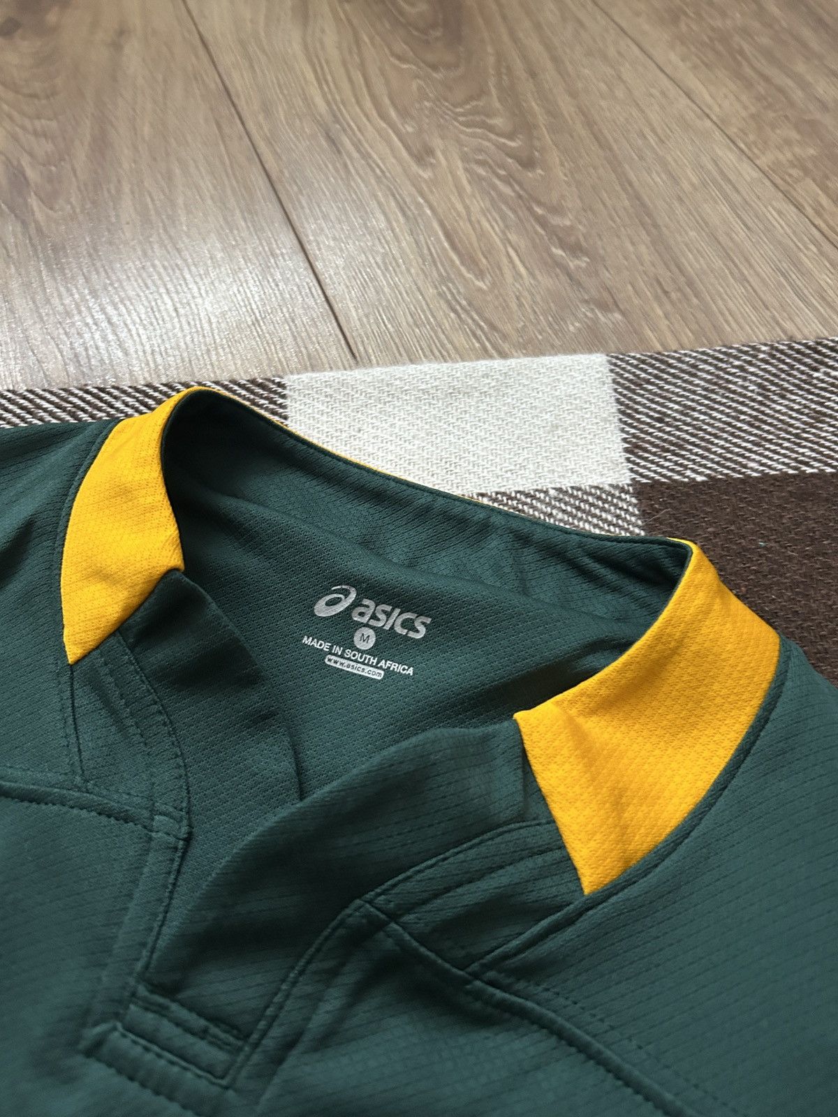 Asics × Vintage Asics SA rugby absa rugby jersey mens big logo y2k Size US M / EU 48-50 / 2 - 3 Thumbnail