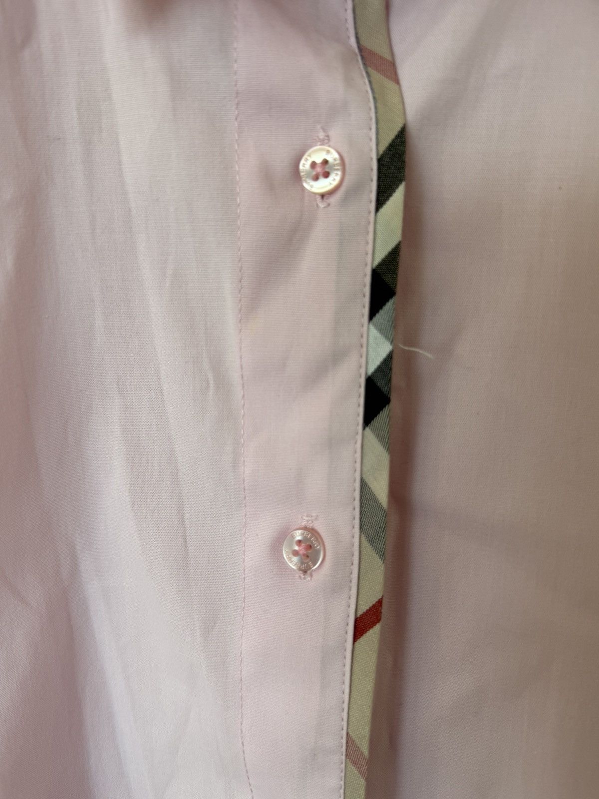 Burberry Burberry Luxury Y2K Shirt Pink Size US M / EU 48-50 / 2 - 5 Thumbnail