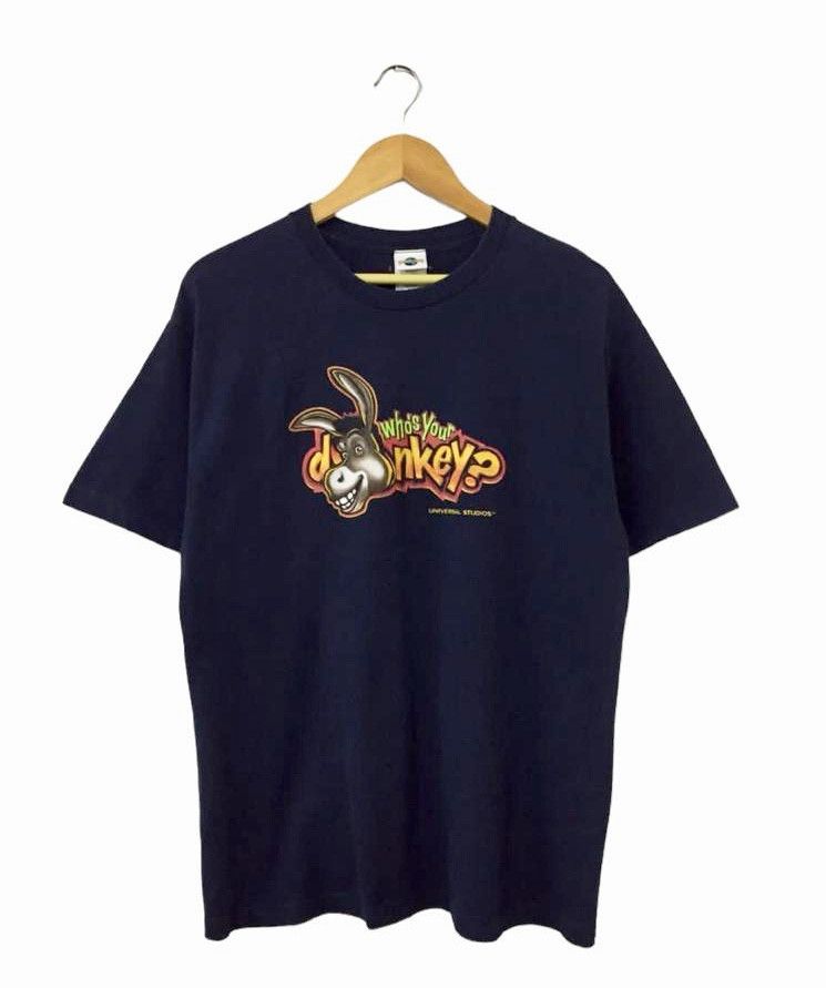 Beauty Beast × Vintage VINTAGE 00s SHREK 4D ANIMATION MOVIE TSHIRT Size US L / EU 52-54 / 3 - 1 Thumbnail