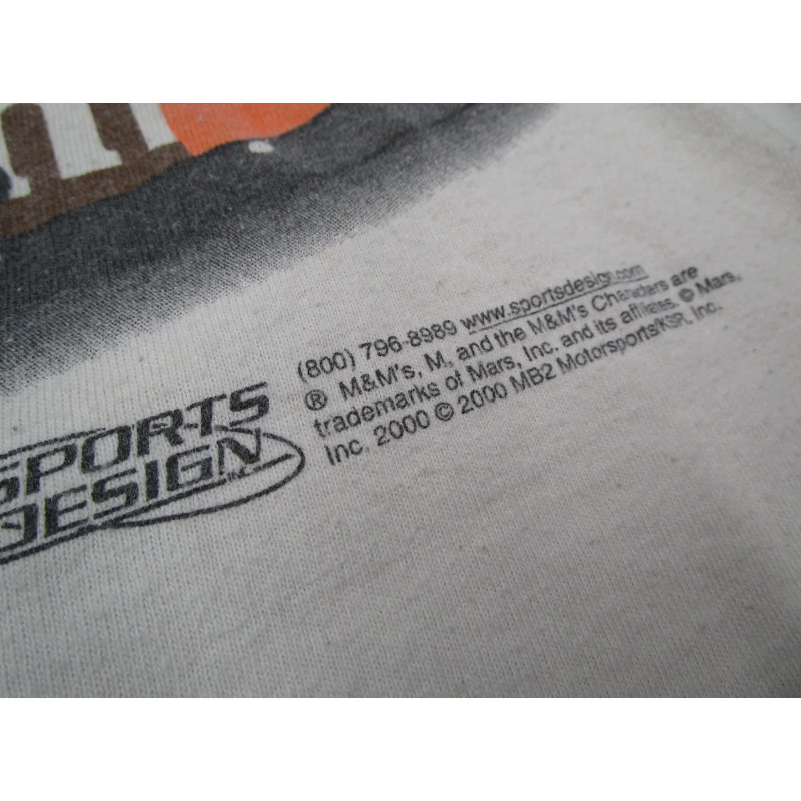 NASCAR VINTAGE NASCAR Shirt Mens XL White STEDMAN Hanes Ken Schrader M&Ms Graphic 2000s Cars Sports T-Shirt Mens XL White Size US XL / EU 56 / 4 - 4 Thumbnail