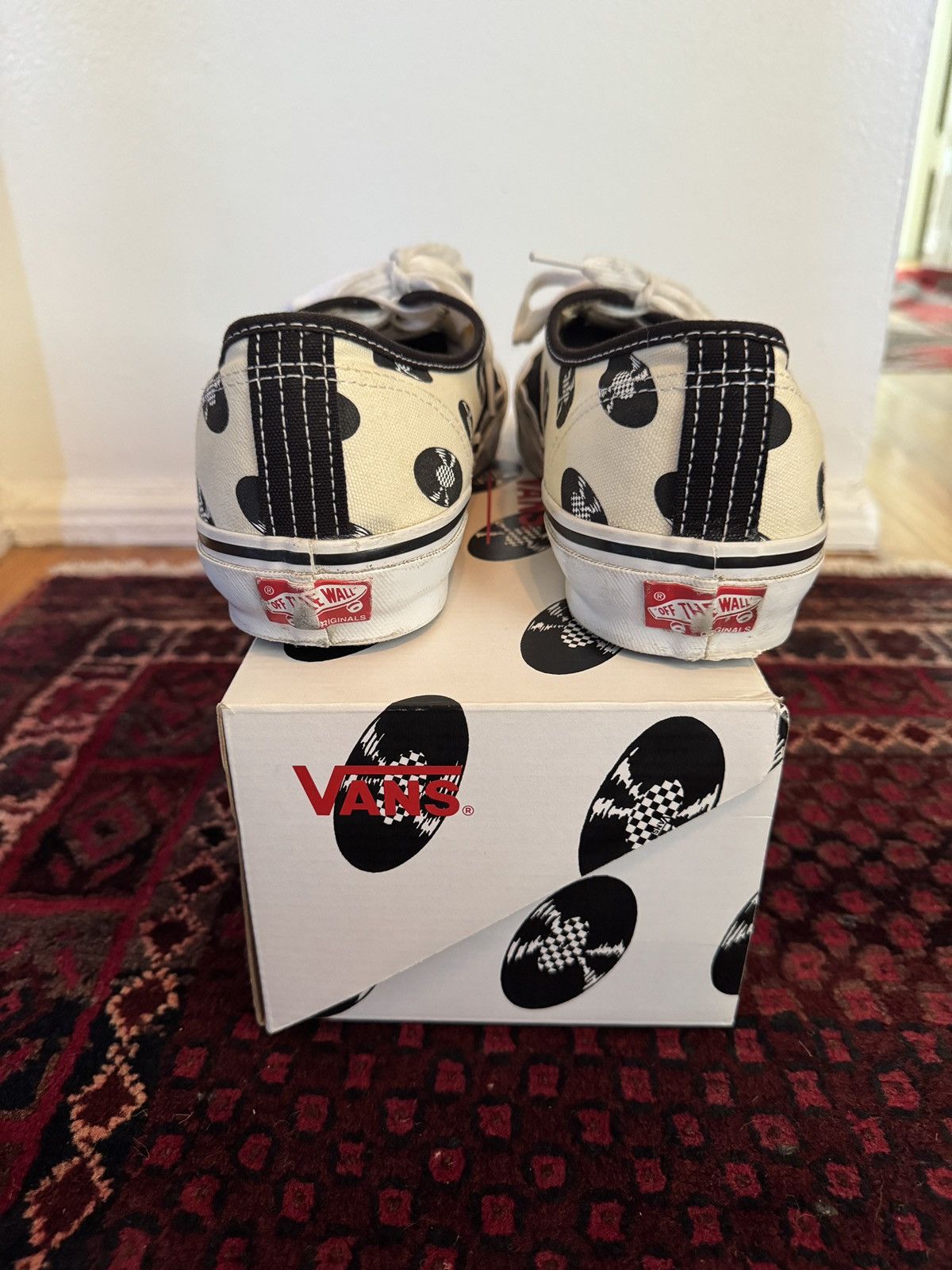 Vans × Wacko Maria OG Authentic Lx sneakers in Classic White Records. Size US 11.5 / EU 44-45 - 4 Thumbnail