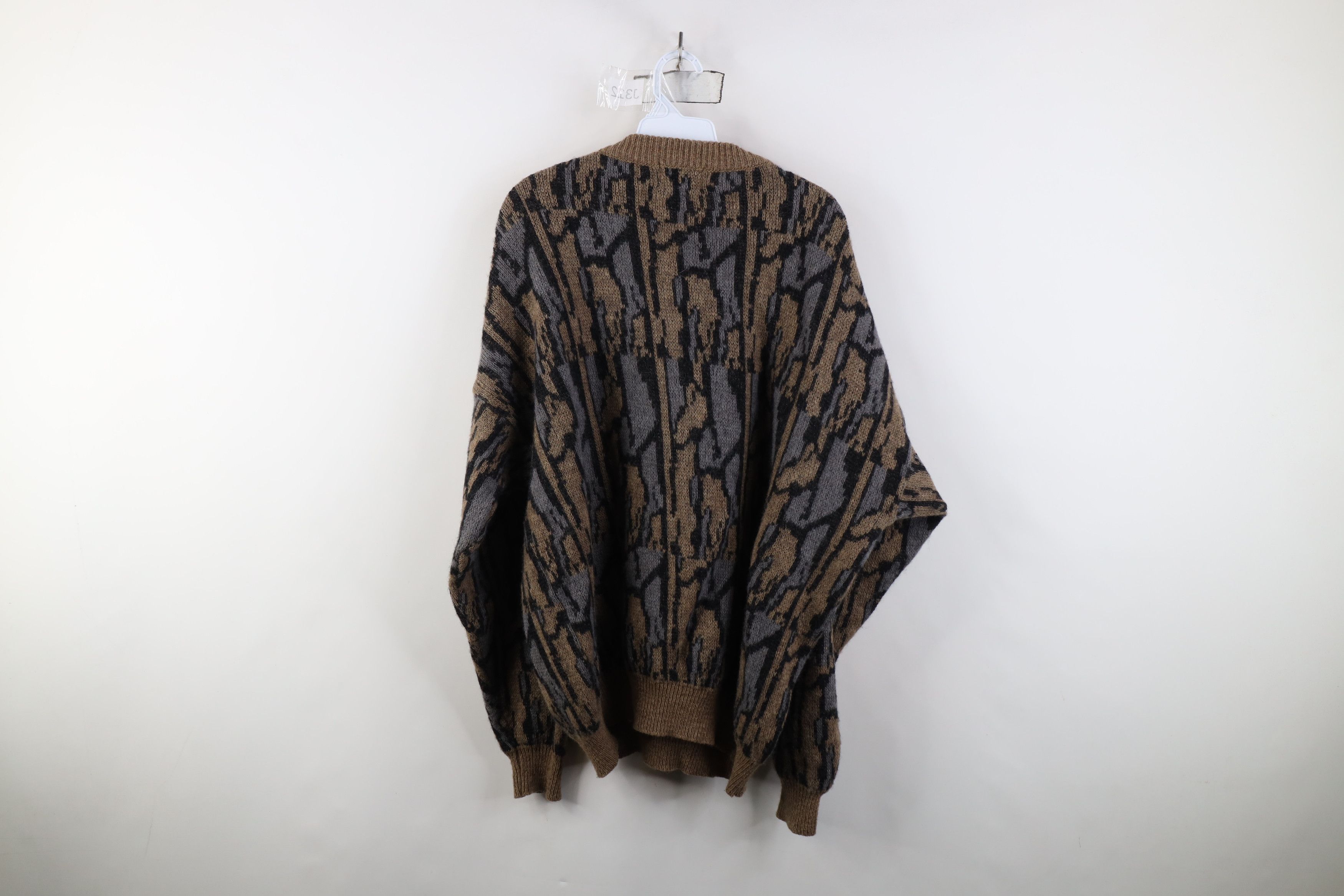 Vintage Vintage 90s Streetwear Blend Knit Camouflage Henley Sweater Size US XL / EU 56 / 4 - 8 Thumbnail