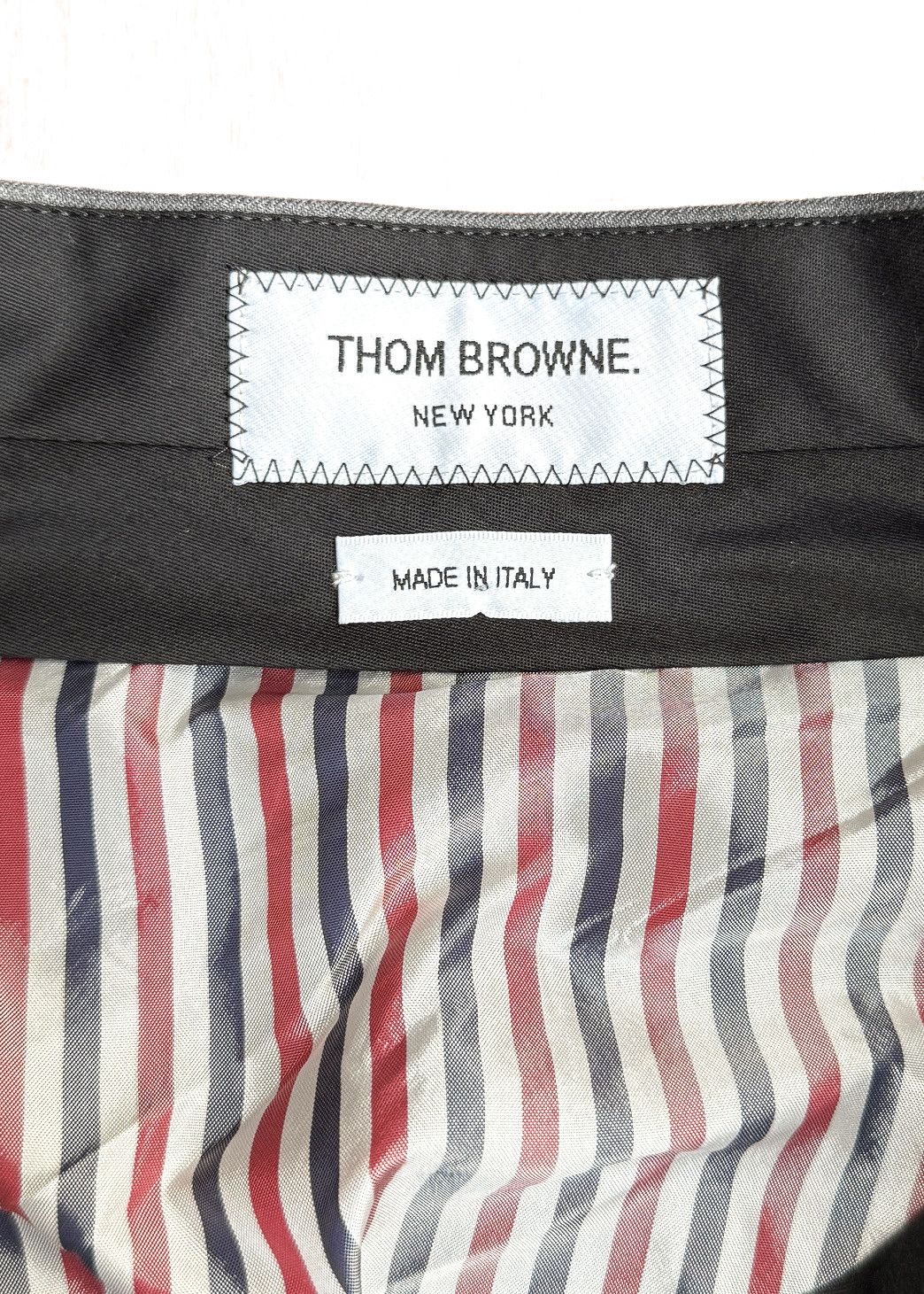 Thom Browne Thom Browne Grey Wool Pleated Skirt Size 28" / US 6 / IT 42 - 8 Thumbnail