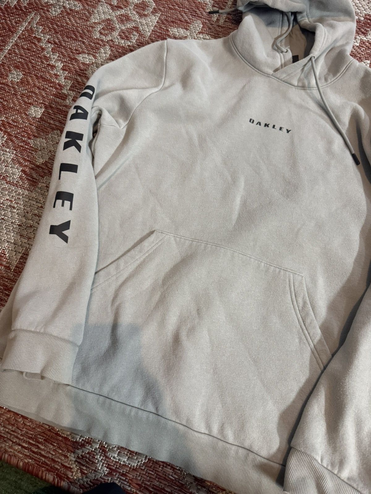 Oakley Y2K Oakley Hoodie Grey Side Hit Vintage Sz XL Size US XL / EU 56 / 4 - 2 Thumbnail