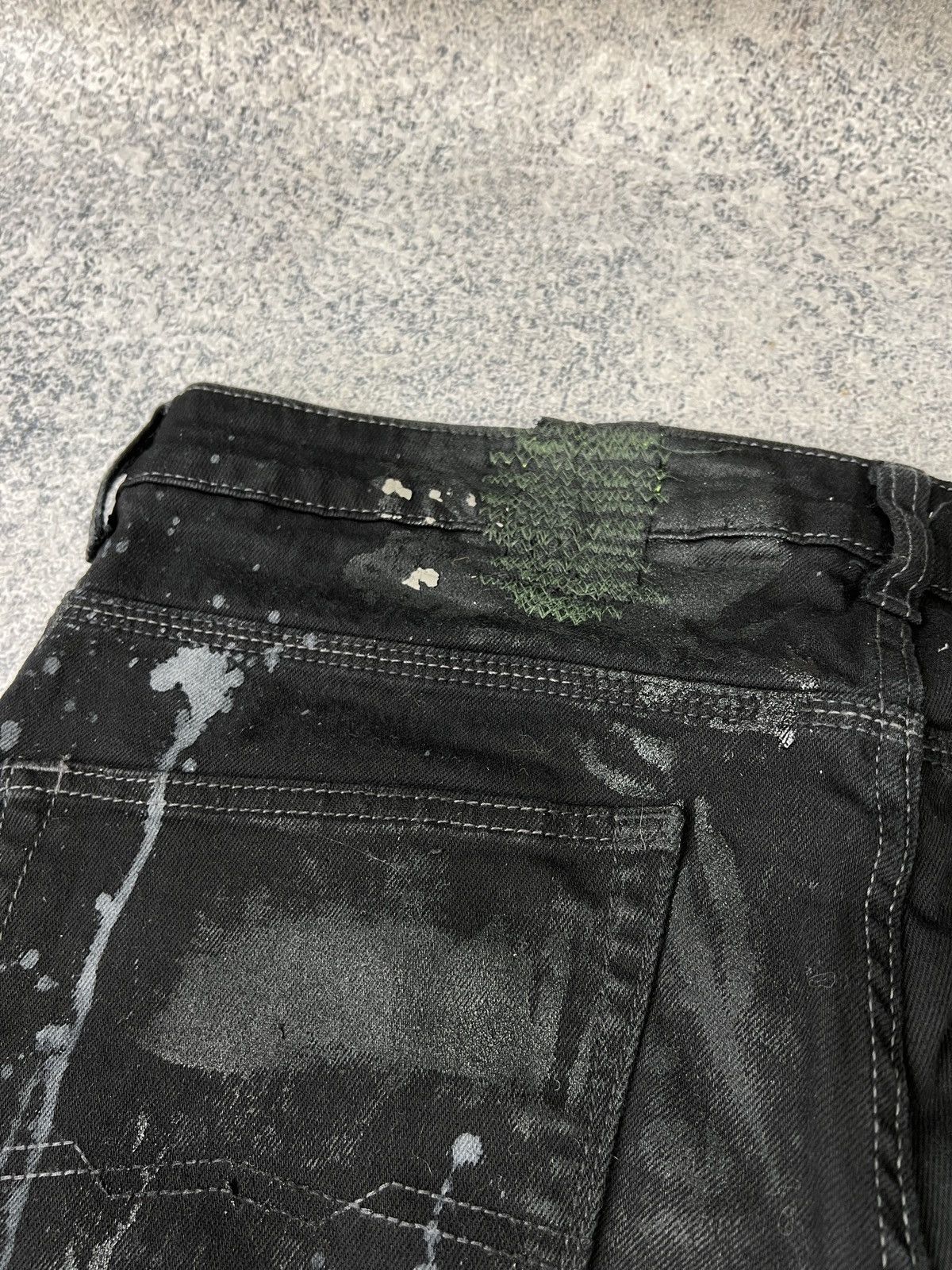 Designer × Japanese Brand × Vintage Vintage punk rock goth emo metal dark ripped crazy jeans Size US 40 / EU 56 - 23 Thumbnail