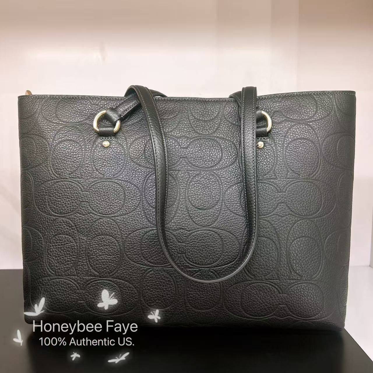 Station Tote Bag In Signature Leather CCD49