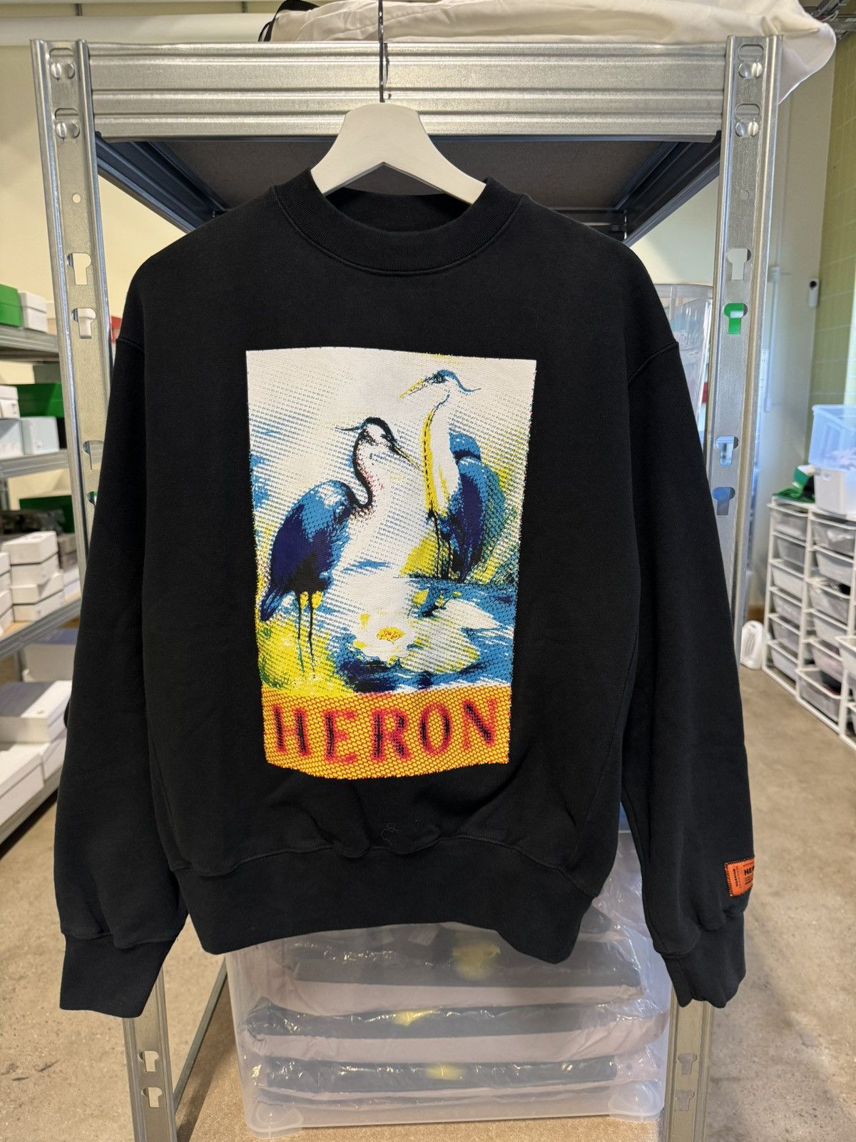 Heron Preston Heron Preston Logo Sweatshirt 600$ Size US S / EU 44-46 / 1 - 1 Thumbnail